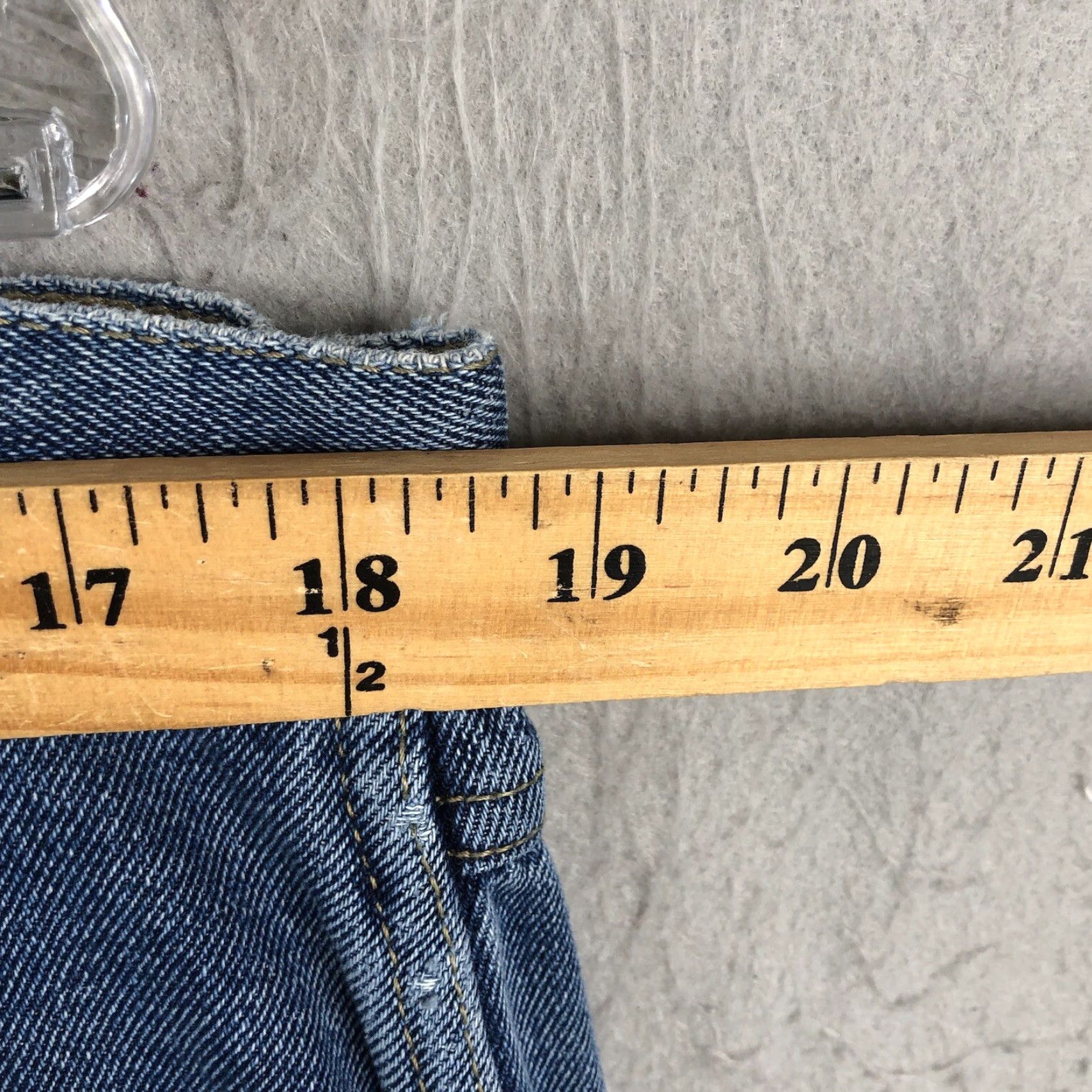 Vintage VINTAGE Big Smith Carpenter Jeans Shorts Mens 38 Blue Denim Jorts Utility Baggy Y2K 9in Inseam Casual Mens Size US 38 / EU 54 - 3 Thumbnail