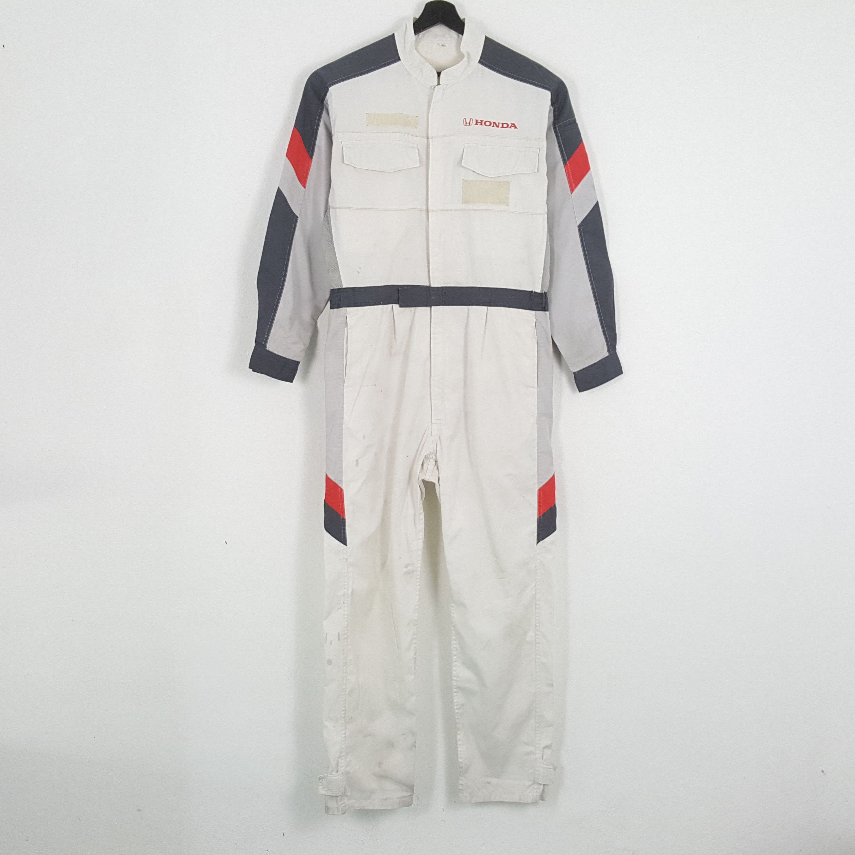 Honda × Vintage HONDA Japanese Motorsports Racing Workwear Coverall Jacket Size US M / EU 48-50 / 2 - 4 Thumbnail