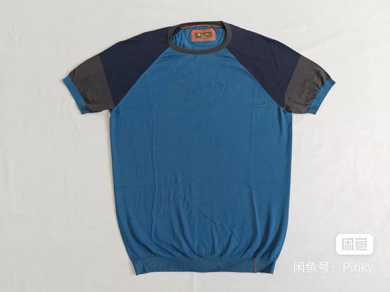 LORO PIANA Men's knit short-sleeved T-shirts