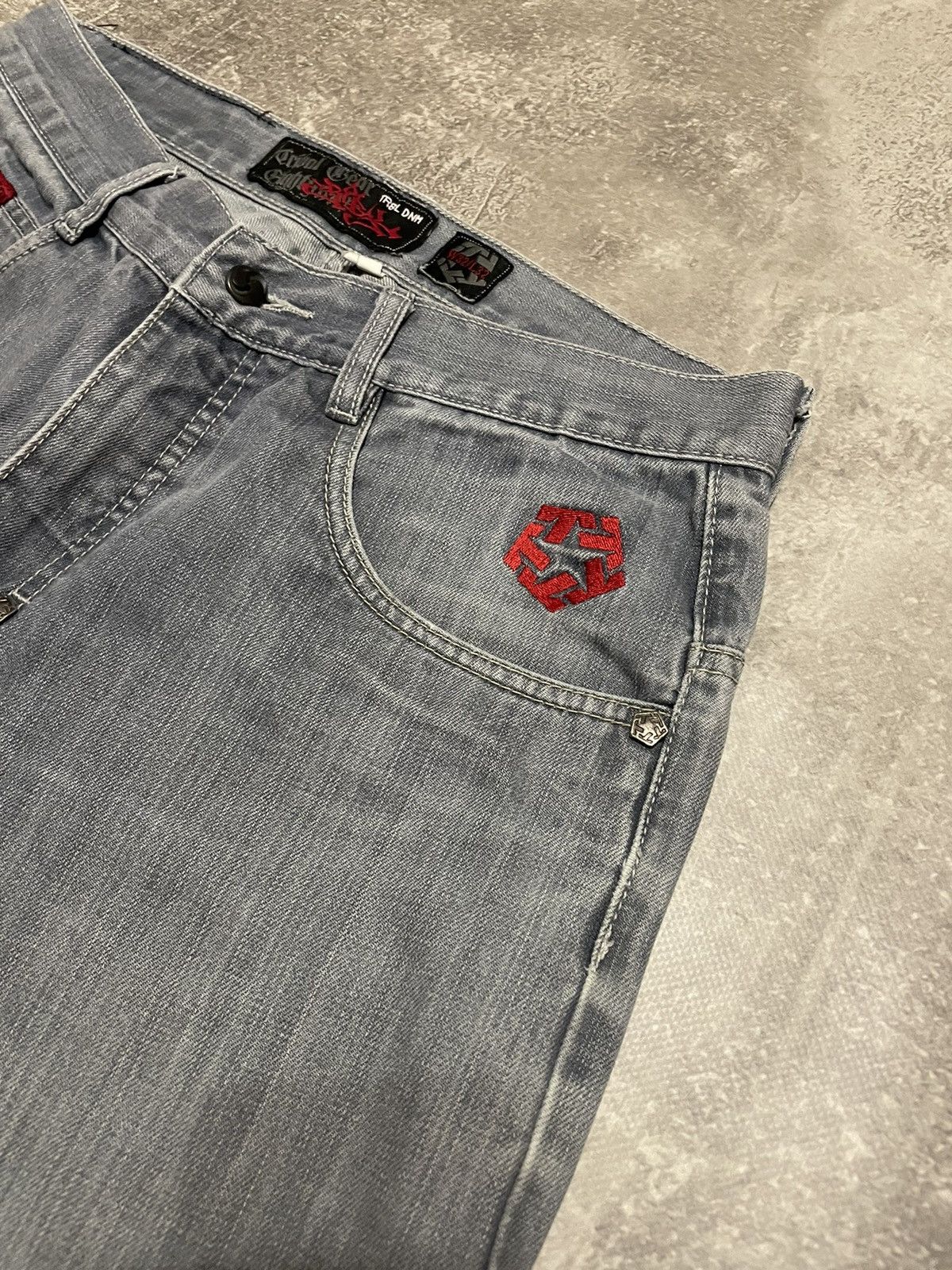JNCO × Tribal Streetwear Vintage Tribal Street Wear Rap Jeans Jnco Style Size US 32 / EU 48 - 13 Thumbnail