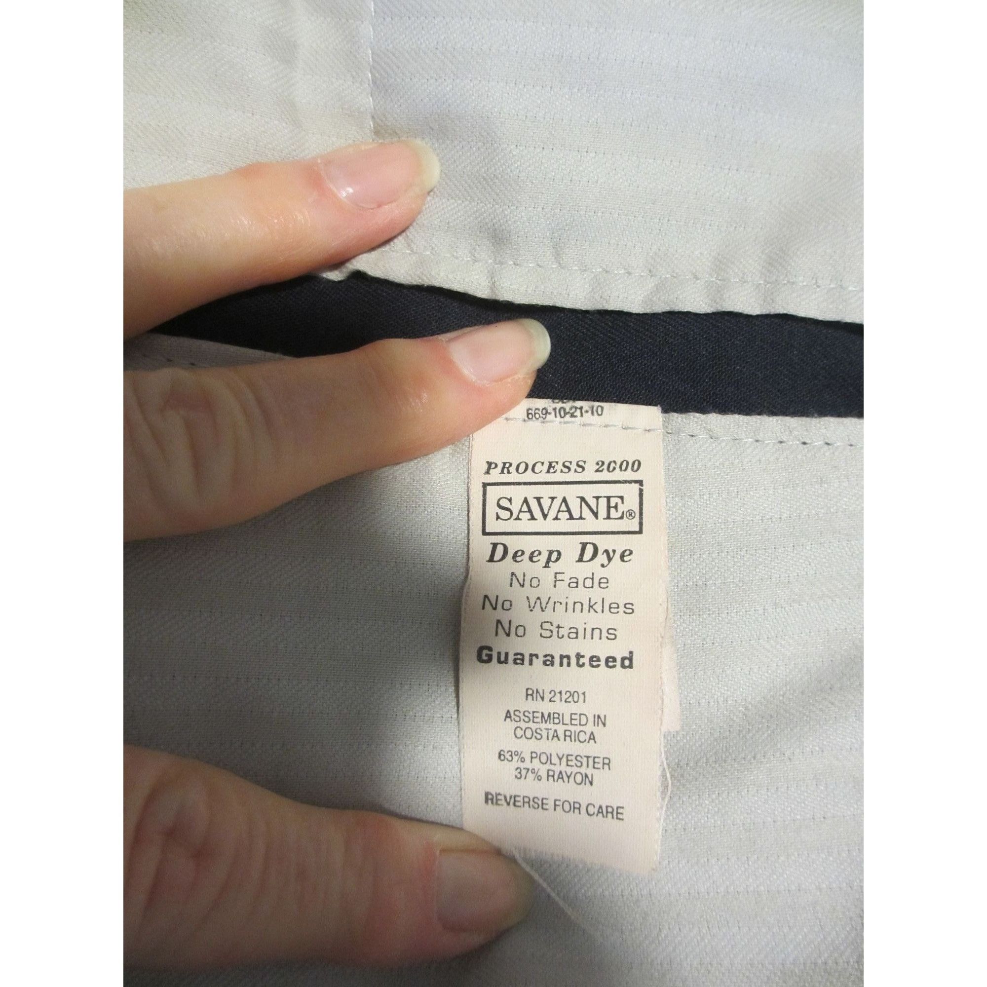 Savane Savane Deep Dye Mens Dress Pants Process 2000 No Fade No Wri Size US 44 / EU 60 - 6 Thumbnail