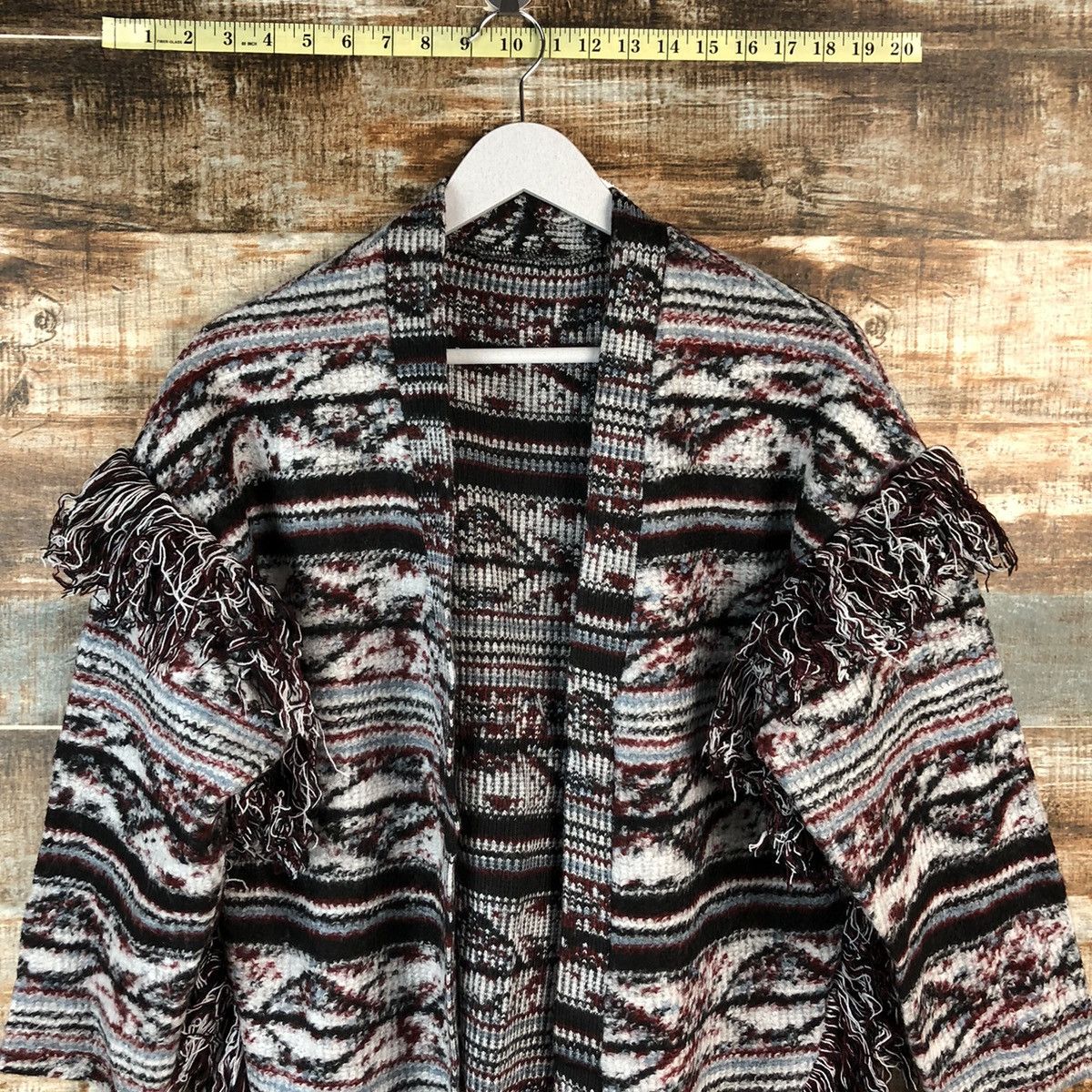 Japanese Brand Japan vintage fur shaggy navajo Cardigan Knitwear #2494 Size US M / EU 48-50 / 2 - 2 Thumbnail