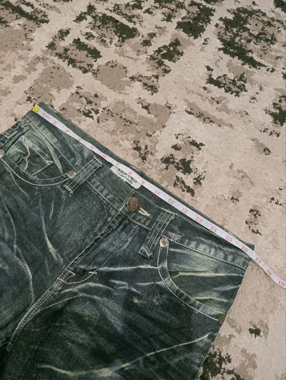 LOWBOX JAPANESE LOWBOX DISTRESSED LOOK JEANS Size US 33 - 13 Thumbnail