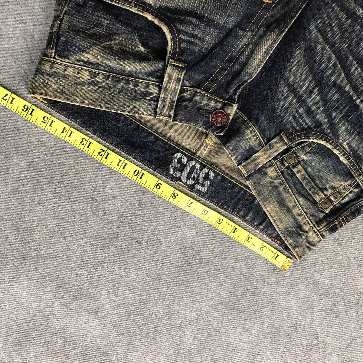 Edwin BAYYG💀JEANS EDWIN 503 DENIM RUSTY PANTS Size US 32 / EU 48 - 13 Thumbnail