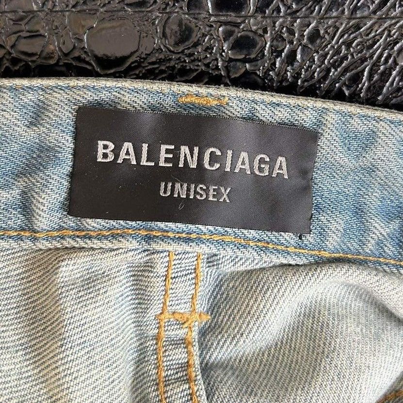Balenciaga Balenciaga mud Destroy Denim Size US 32 / EU 48 - 2 Thumbnail