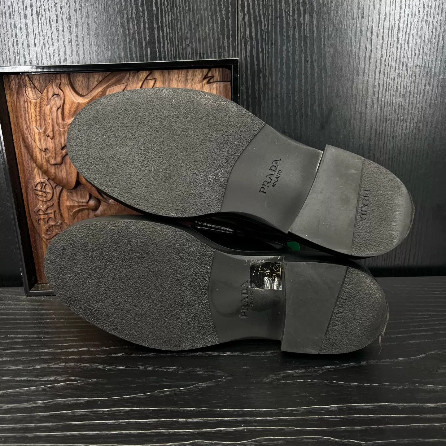 Prada Prada Black Mule Size 36.5 Size US 6 / IT 36 - 7 Thumbnail