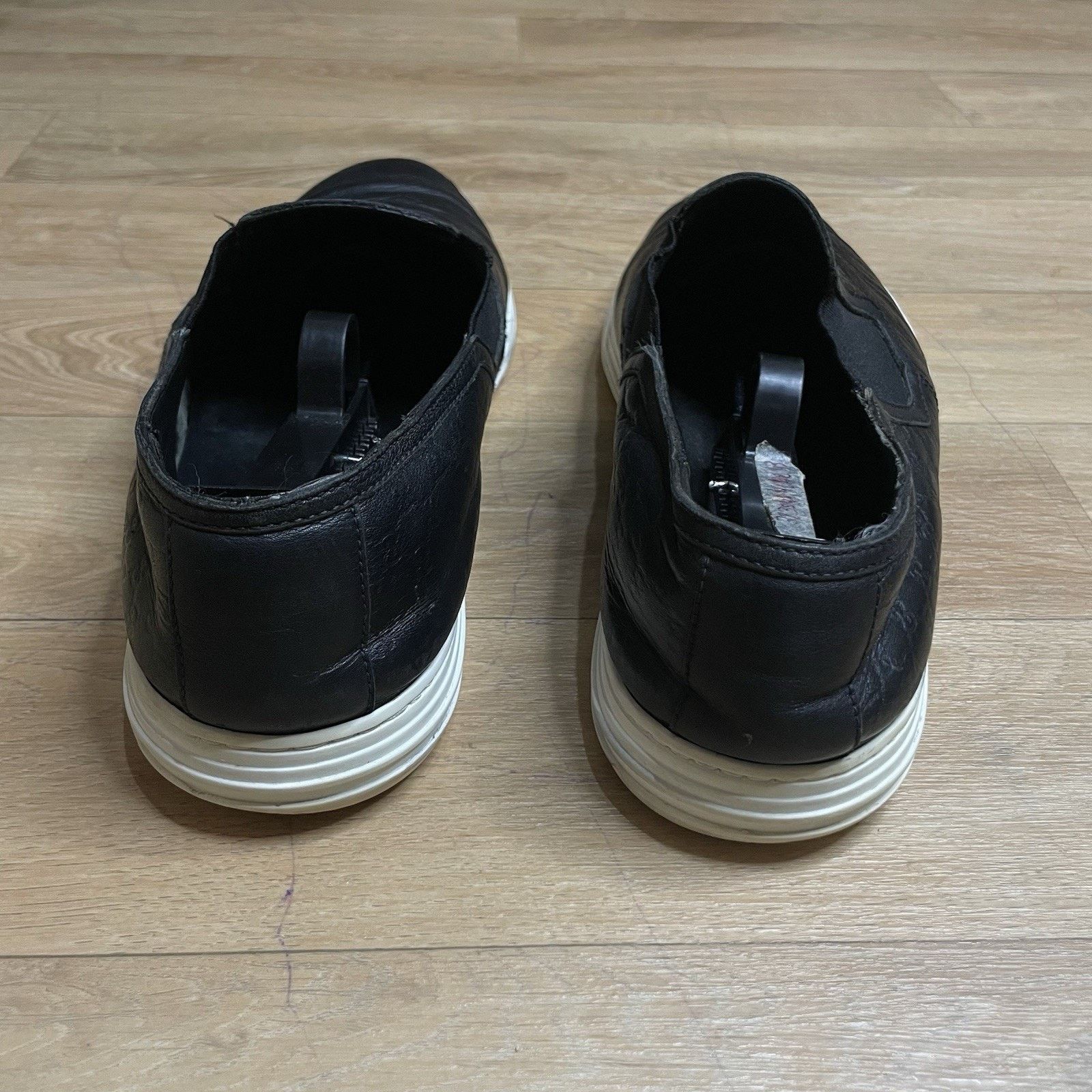 Gucci Gucci Sneakers Low-Top Monogram embossed shoes leather mens Size US 10.5 / EU 43-44 - 9 Thumbnail