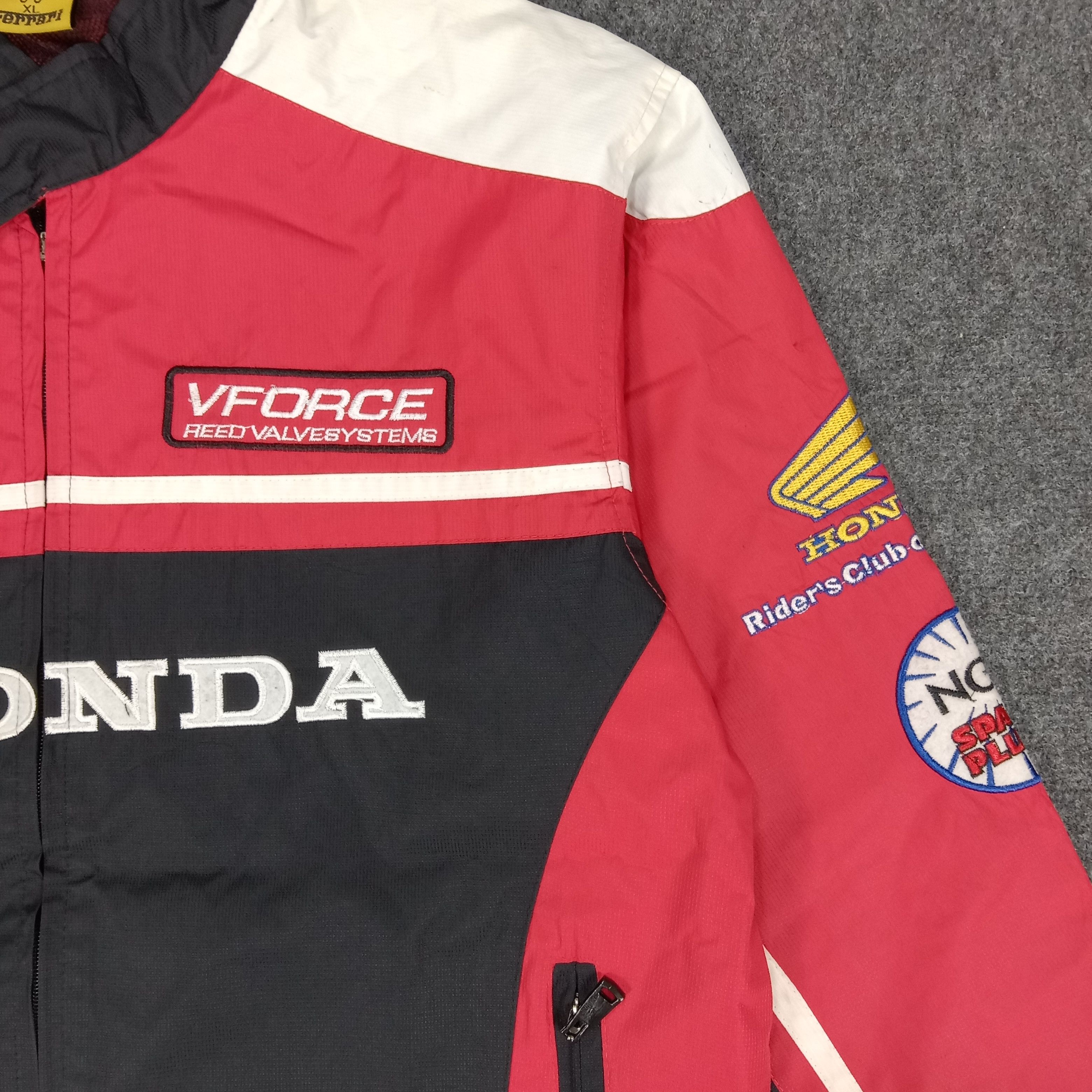 Ferrari × Honda × Vintage Honda X Ferrari Japanese Racing Bikers Jacket Size US L / EU 52-54 / 3 - 7 Thumbnail