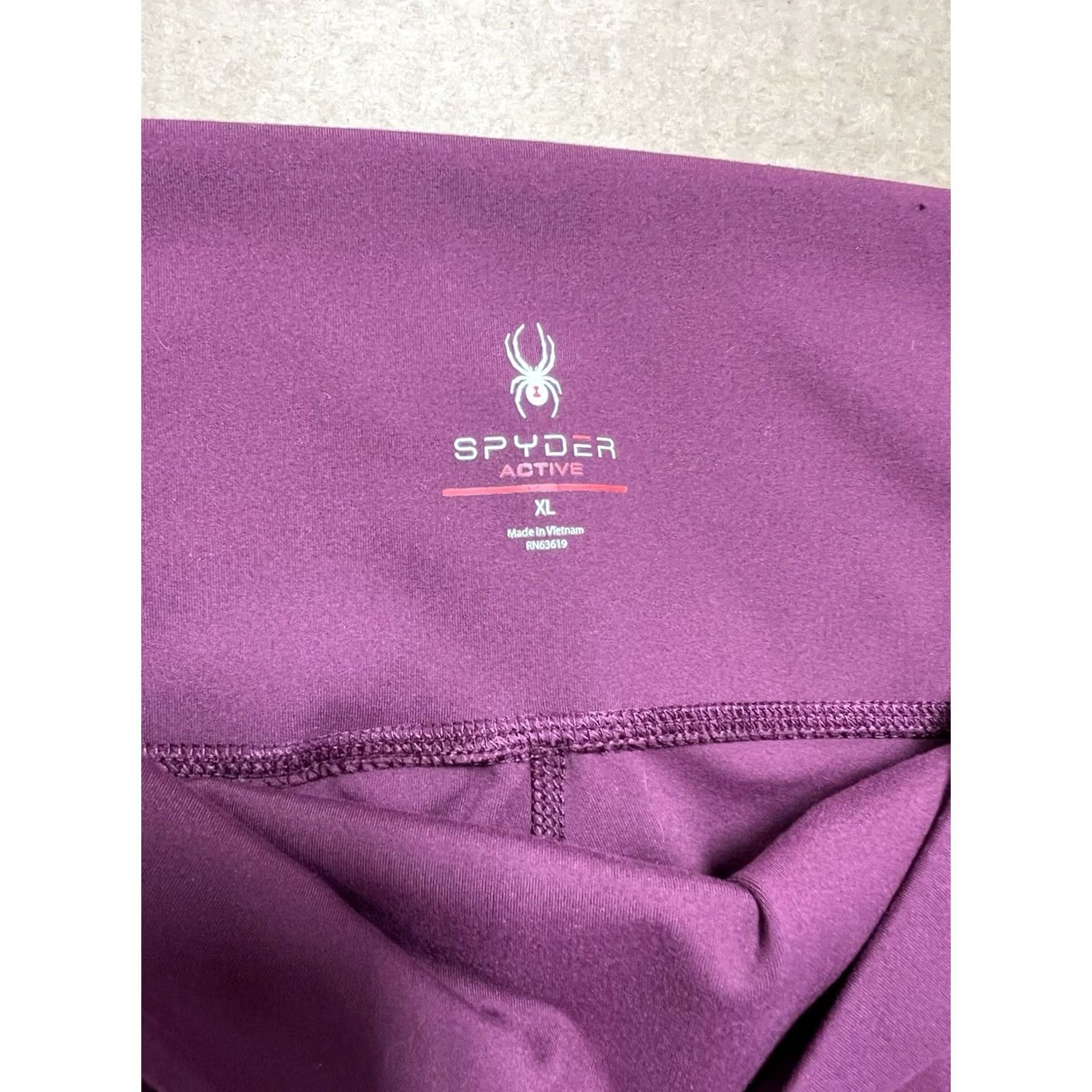 Spyder Spyder Womens Leggings XL Magenta Solid Ankle Activewear Compression Tights Athletic Pants Sport Women XS-? Size 40" / US 18 - 2 Thumbnail