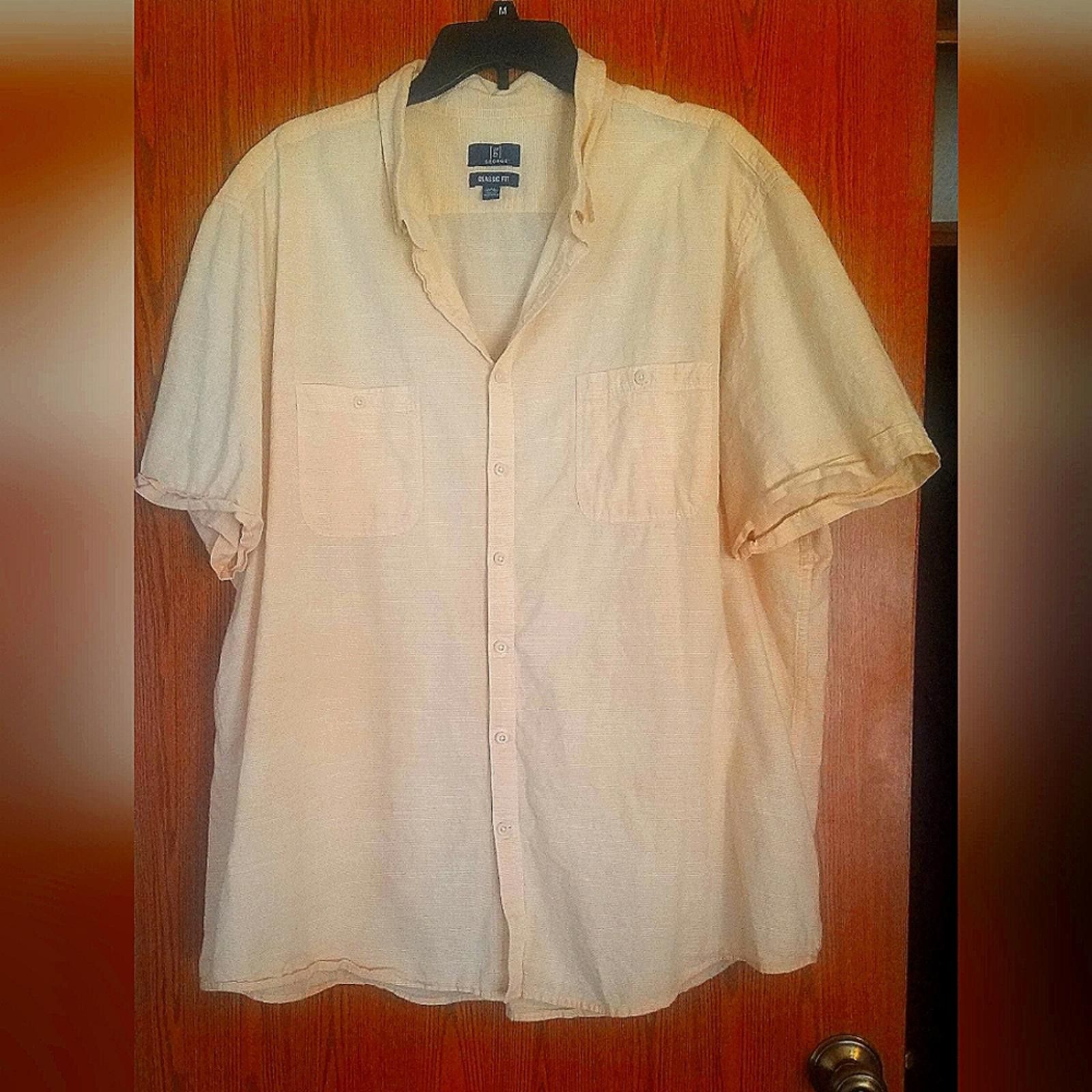 George George Classic Fit Button Down Shirt Size 3XL Size US XXL / EU 58 / 5 - 1 Thumbnail