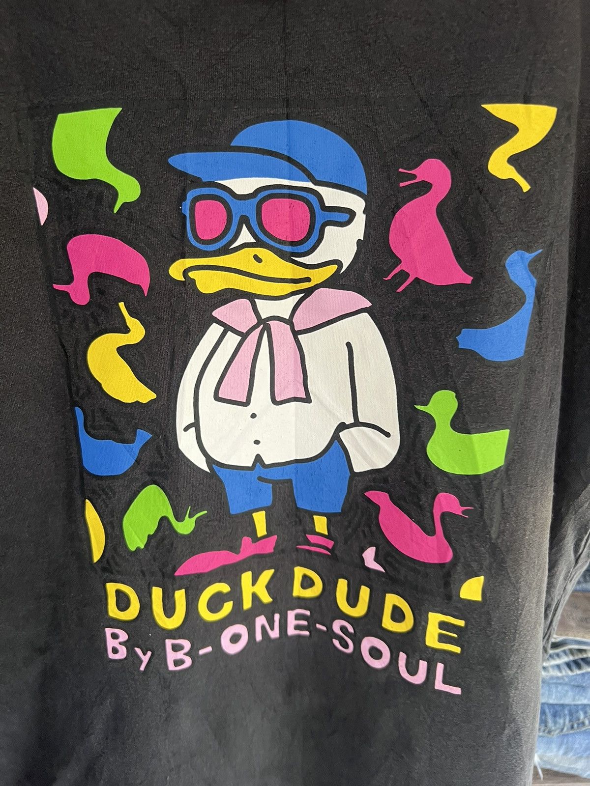 Japanese Brand 🔥Duck Dude B One Soul Japanese Brand Tee Size US M / EU 48-50 / 2 - 7 Thumbnail