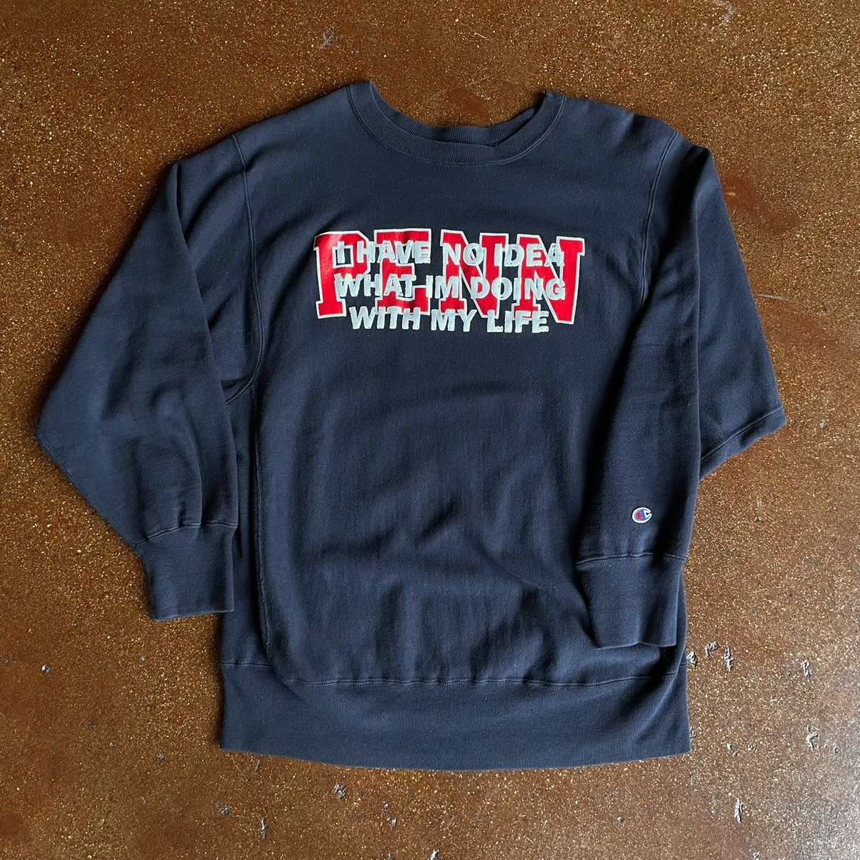 Champion Custom 80s Penn College Champion Reverse Weave Sweatshirt Size US XXL / EU 58 / 5 - 2 Thumbnail