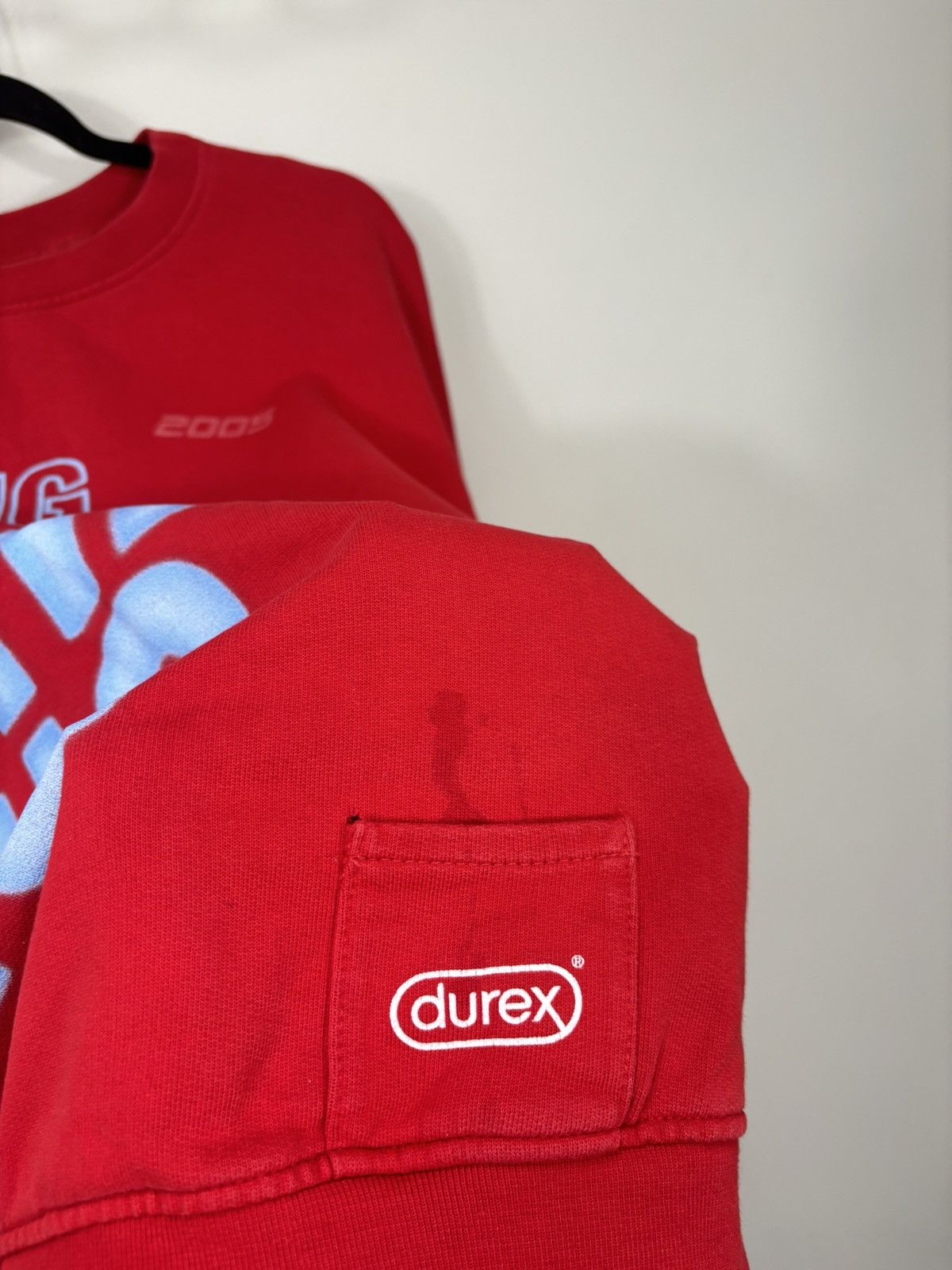 Vintage 2005 Durex Big Thing Logo Y2K Hype Sweatshirt Size US L / EU 52-54 / 3 - 6 Thumbnail