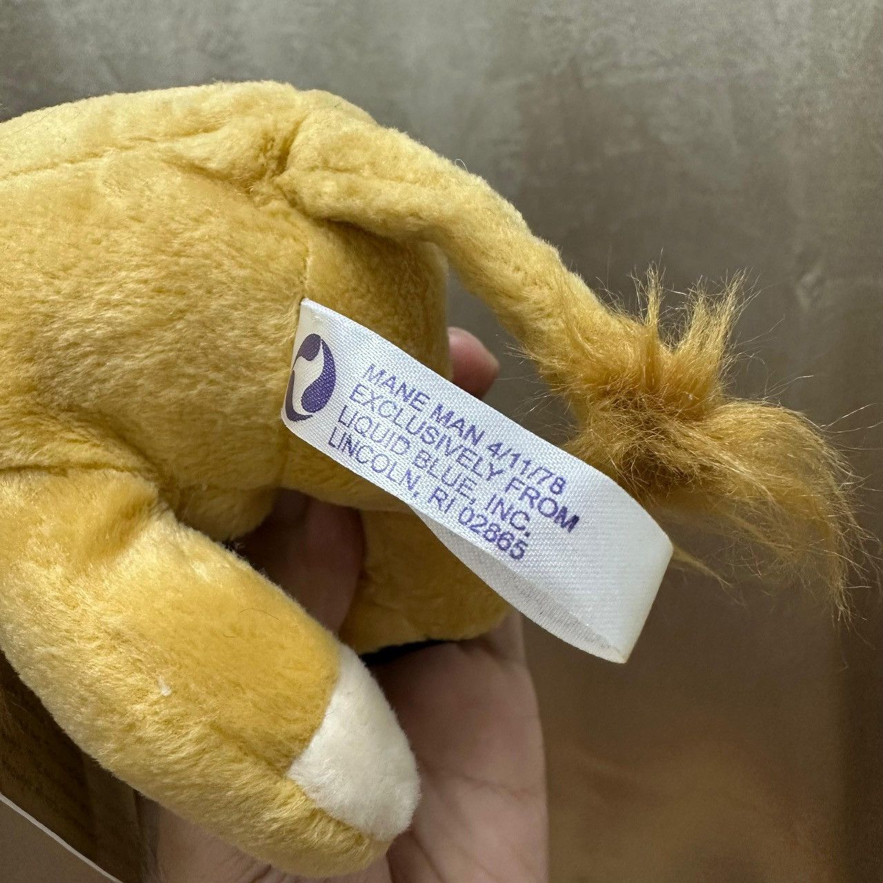 Grateful Dead × Liquid Blue Mane Man 4/11/78 Grateful Dead Liquid Blue Plush Size ONE SIZE - 3 Thumbnail