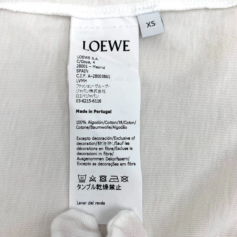 Loewe LOEWE White mermaid printed cotton round neck short sleeve Size XS / US 0-2 / IT 36-38 - 6 Thumbnail