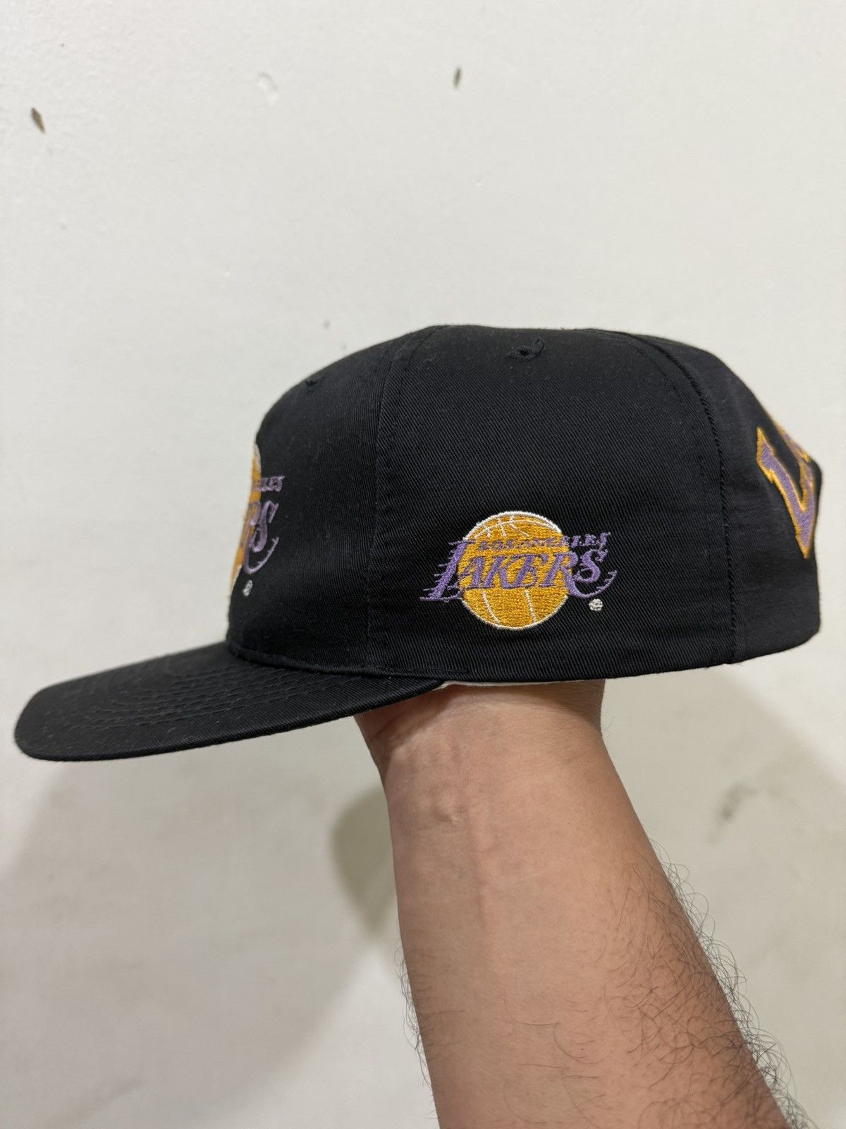 NBA 90’s Lakers Blockhead Snapback Size ONE SIZE - 5 Thumbnail