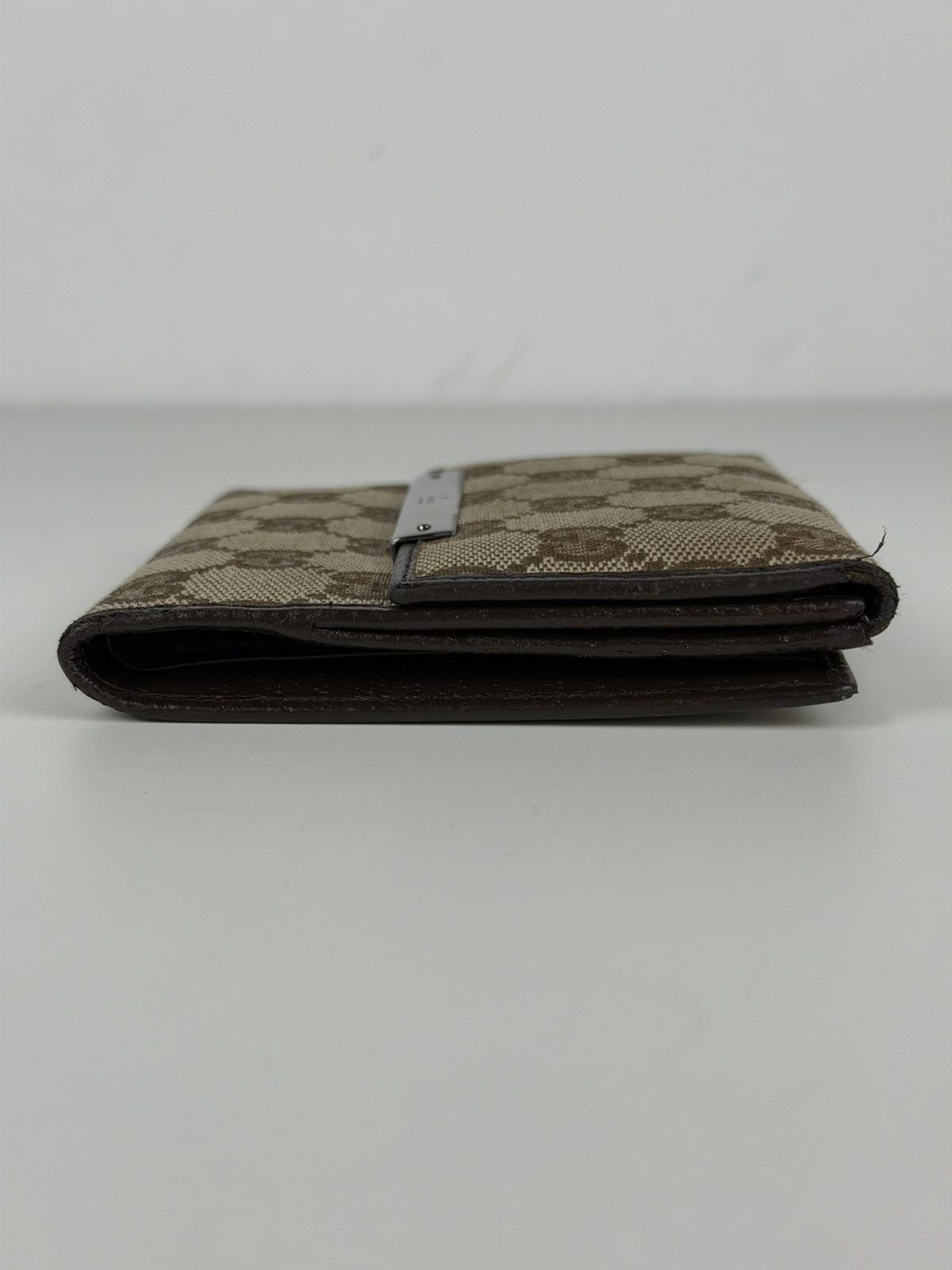 Gucci Gucci GG monogram canvas trifold wallet Size ONE SIZE - 12 Thumbnail
