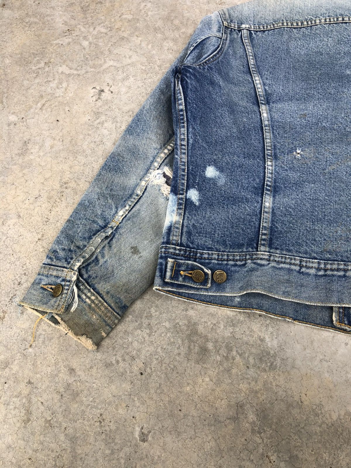 Lee Vintage 70s Lee Storm Rider Blanked Lined Denim Jacket Size US M / EU 48-50 / 2 - 17 Thumbnail