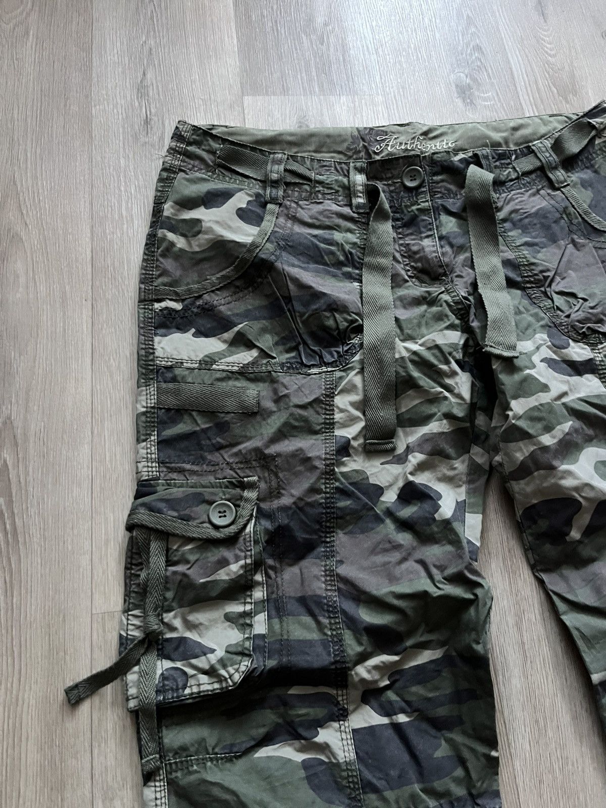Japanese Brand Vintage Y2K Flared Camo Pants Hysteric Glamour Style Size US 31 - 5 Thumbnail