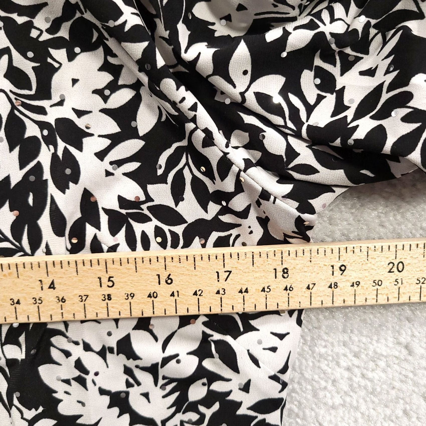 Vintage Christopher & Banks Top Womens 8 Lightweight Floral Open Front Cardigan Size Size M / US 6-8 / IT 42-44 - 3 Thumbnail