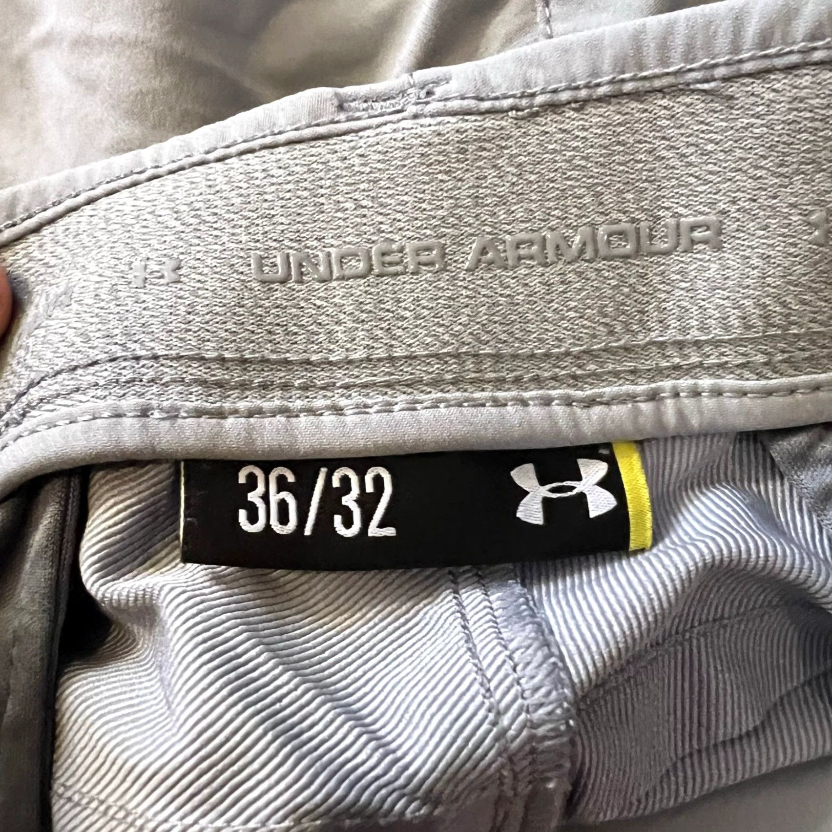 Under Armour Under Armour Pants Mens 36 X32 Light Gray Performance Golf Straight Leg Mens Pants Regular Gray 36 Mens Pants Straight Leg Golf Performance Size US 36 / EU 52 - 5 Thumbnail