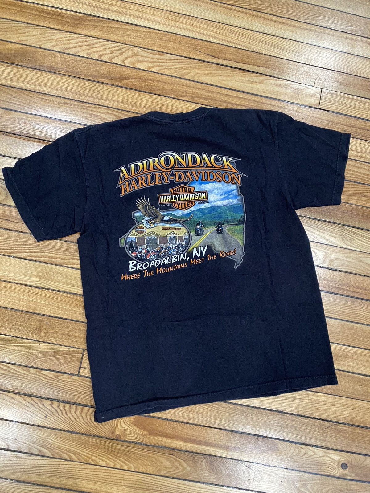Harley Davidson × Vintage HD NY Tshirt XL Size US XL / EU 56 / 4 - 3 Thumbnail