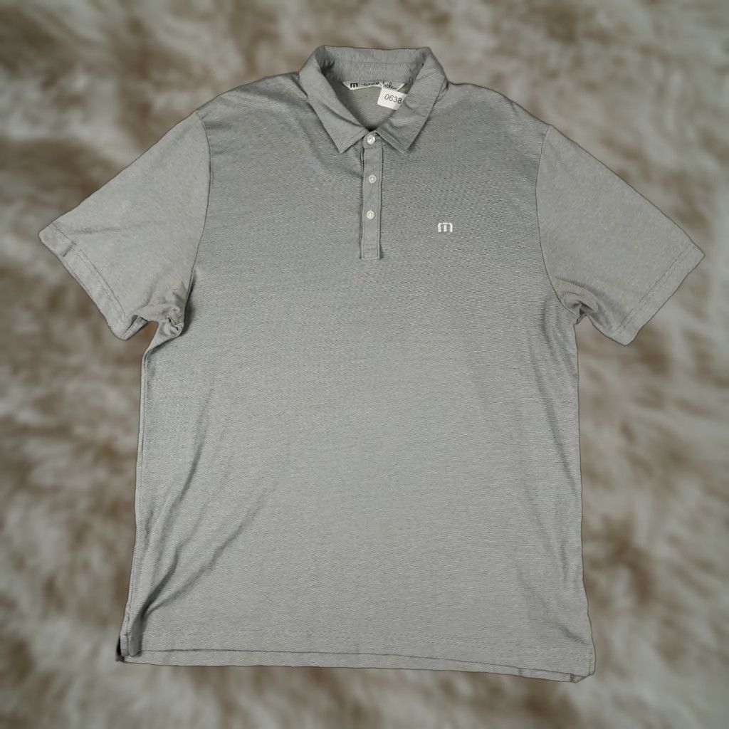 TravisMathew Travis Mathew Polo Shirt Mens XL Gray Short Sleeve Casual Button Polo Shirt Mens XL Gray Colorful Modern Preppy Sports Size US XL / EU 56 / 4 - 1 Thumbnail