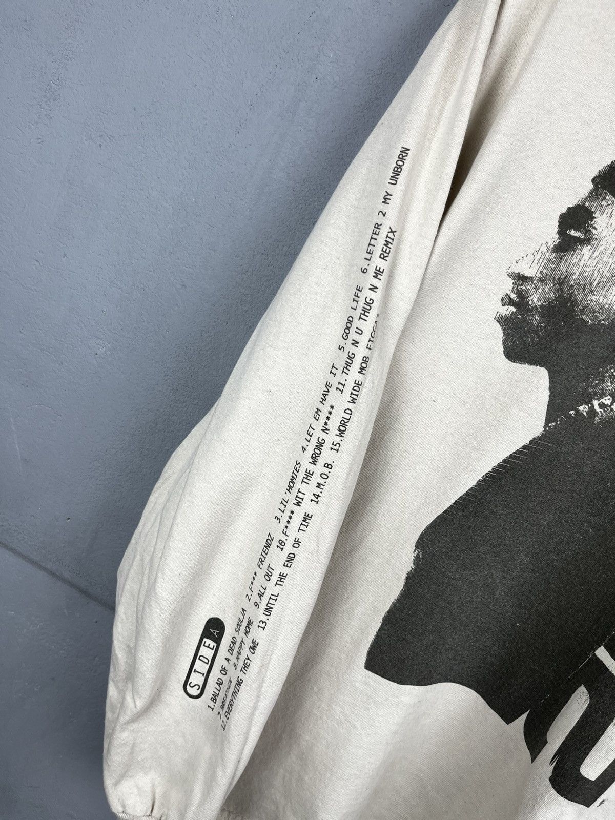 Rap Tees 2Pac long sleeve made usa Size US L / EU 52-54 / 3 - 3 Thumbnail