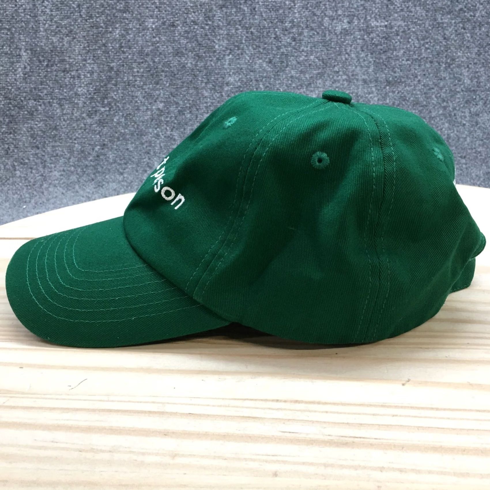 Vintage Weld MFG Plant People Baseball Cap Mens Green One Size Curve Bill Organic Cotton Size ONE SIZE - 4 Thumbnail