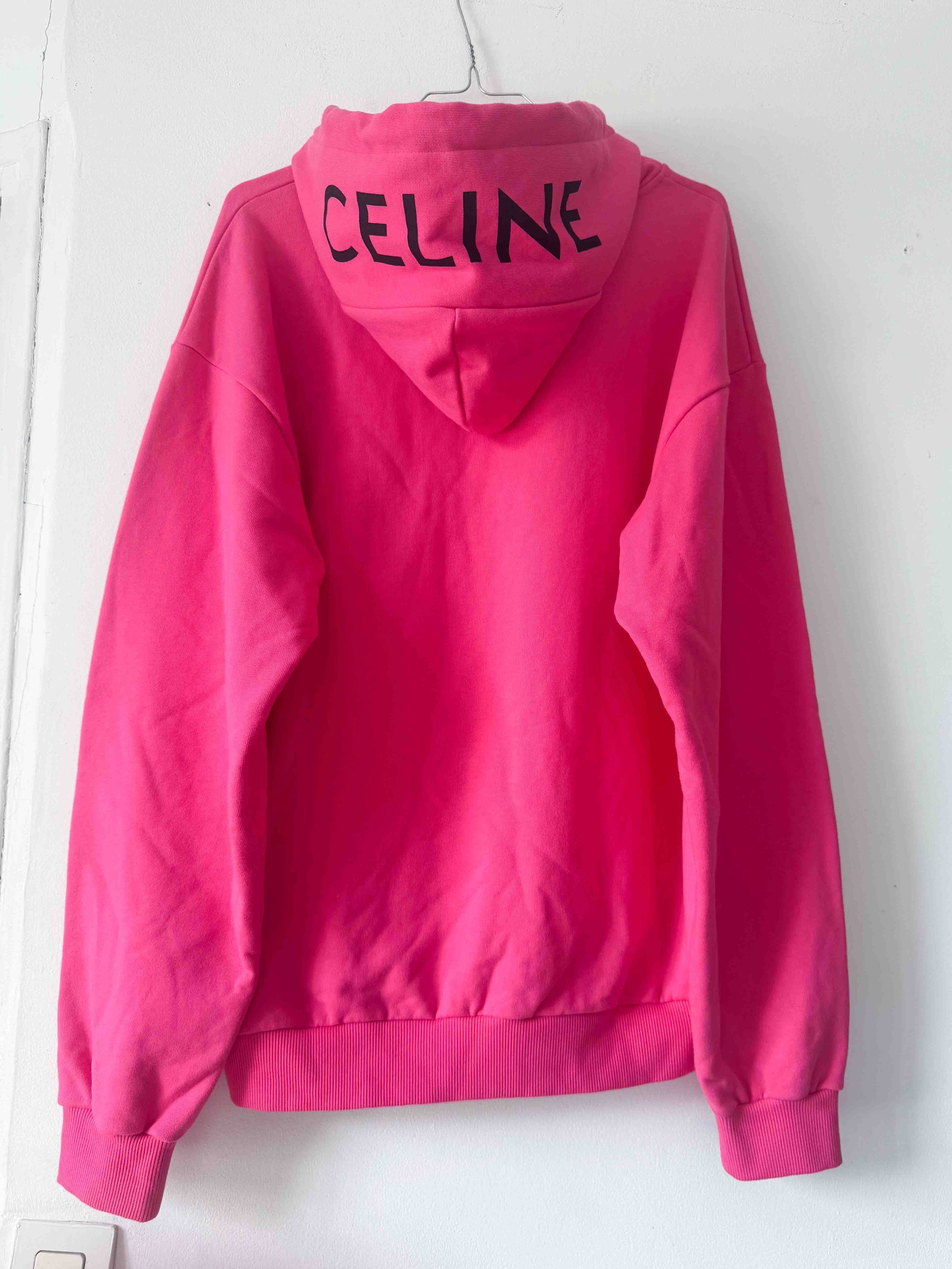 Celine Celine Hedi Slimane FW19 Hoodie Pink Size US L / EU 52-54 / 3 - 2 Thumbnail
