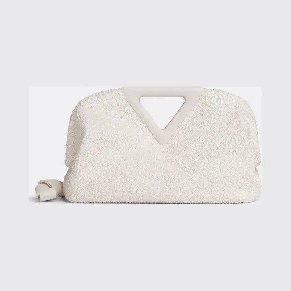 Bottega Veneta o1loc1c0525 Size: OS / Point Pouch in White Size ONE SIZE - 1 Preview