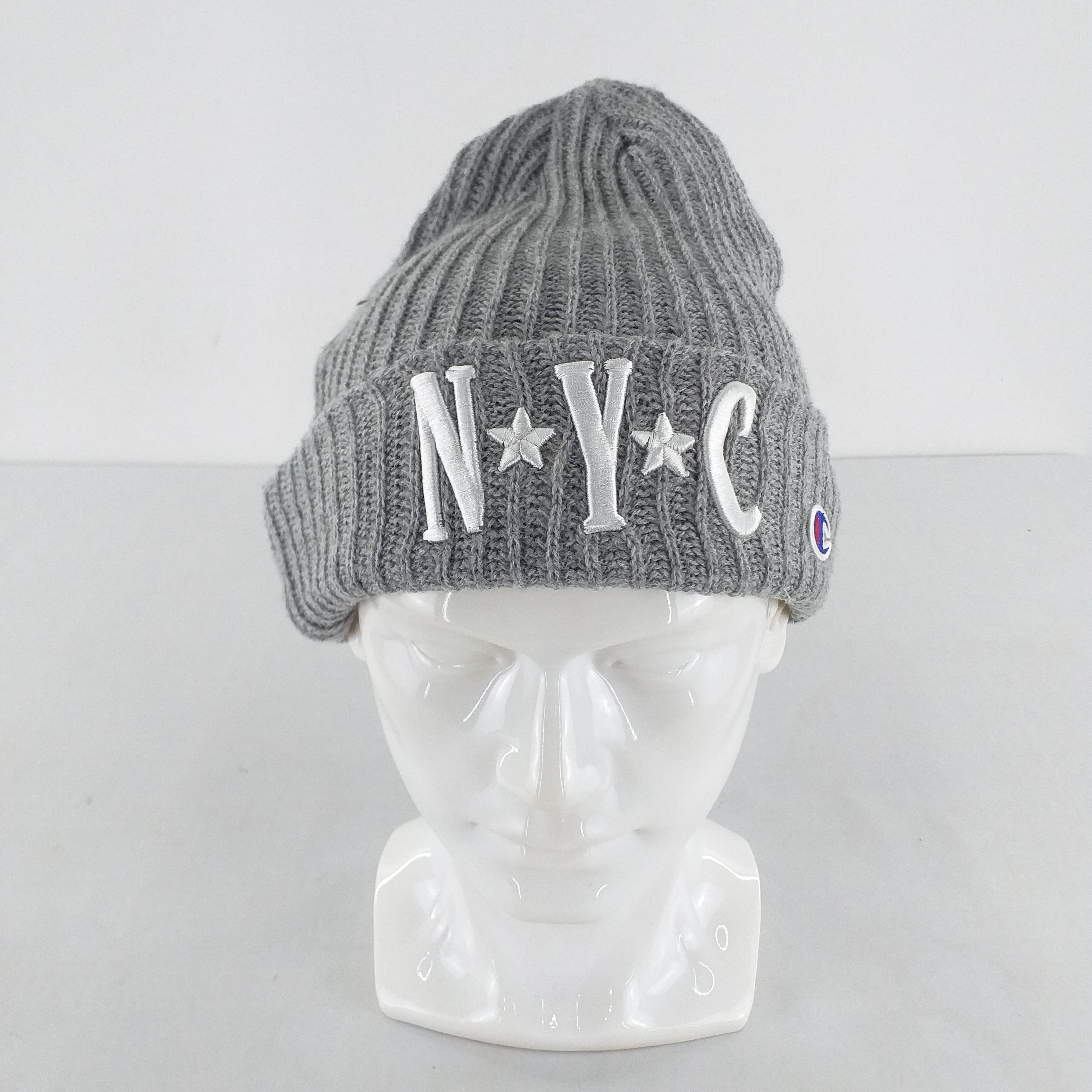 Champion NYC Champion Embroidery Logo Snow Cap Hat Beanie -BN443 Size ONE SIZE - 1 Thumbnail