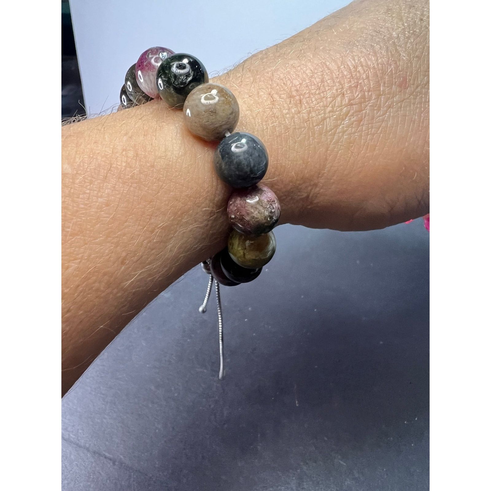 Other Multi tourmaline sterling silver bolo bracelet Size ONE SIZE - 9 Thumbnail