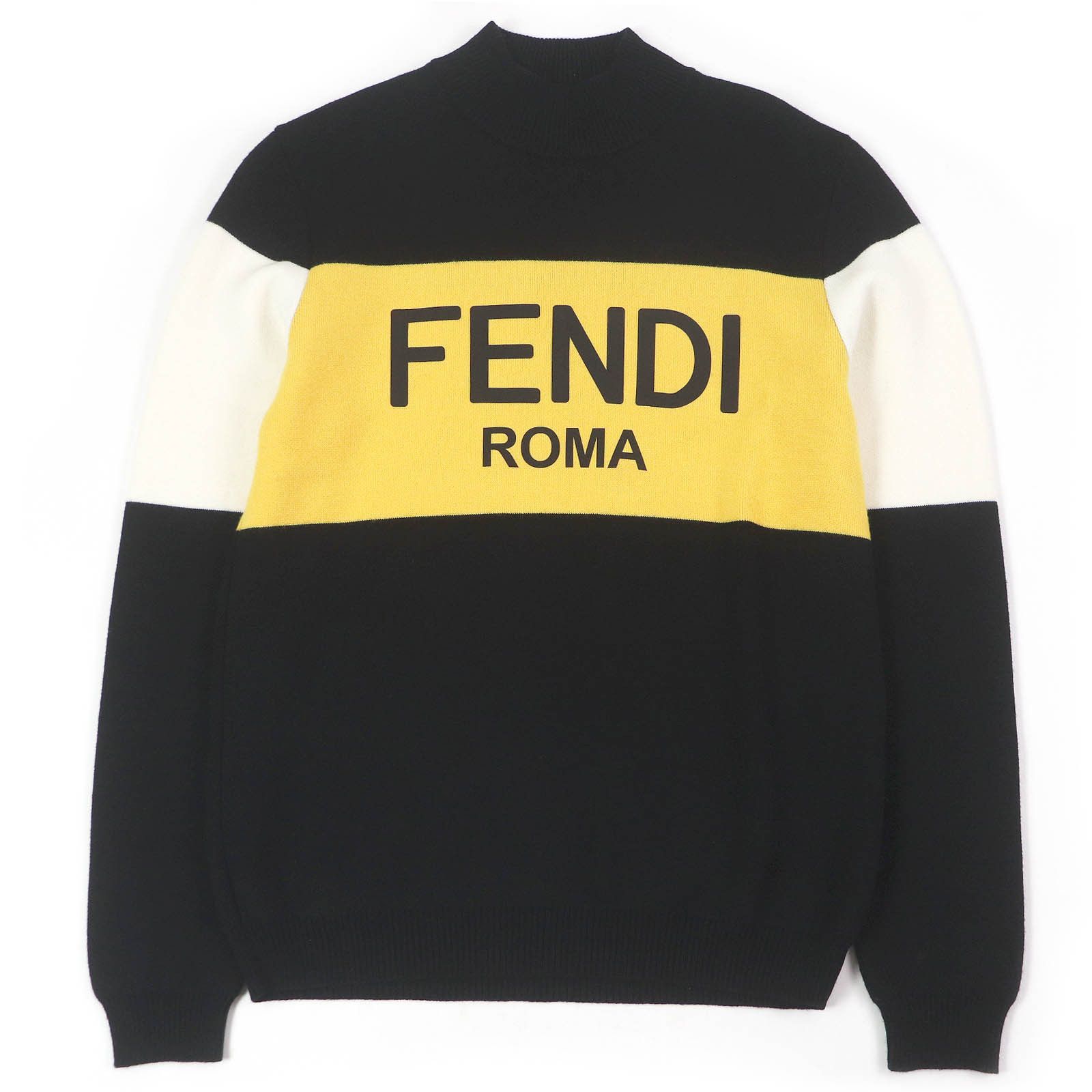 Fendi Fendi Fendi FAE541 Wool Polyurethane Sweater Natural Material Tops FAE541 Size ONE SIZE - 1 Thumbnail