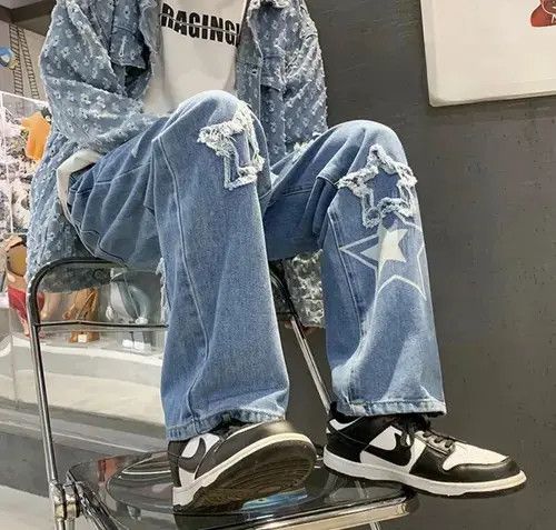 Japanese Brand STAR Graphic Denim Jeans Size US 30 / EU 46 - 5 Thumbnail