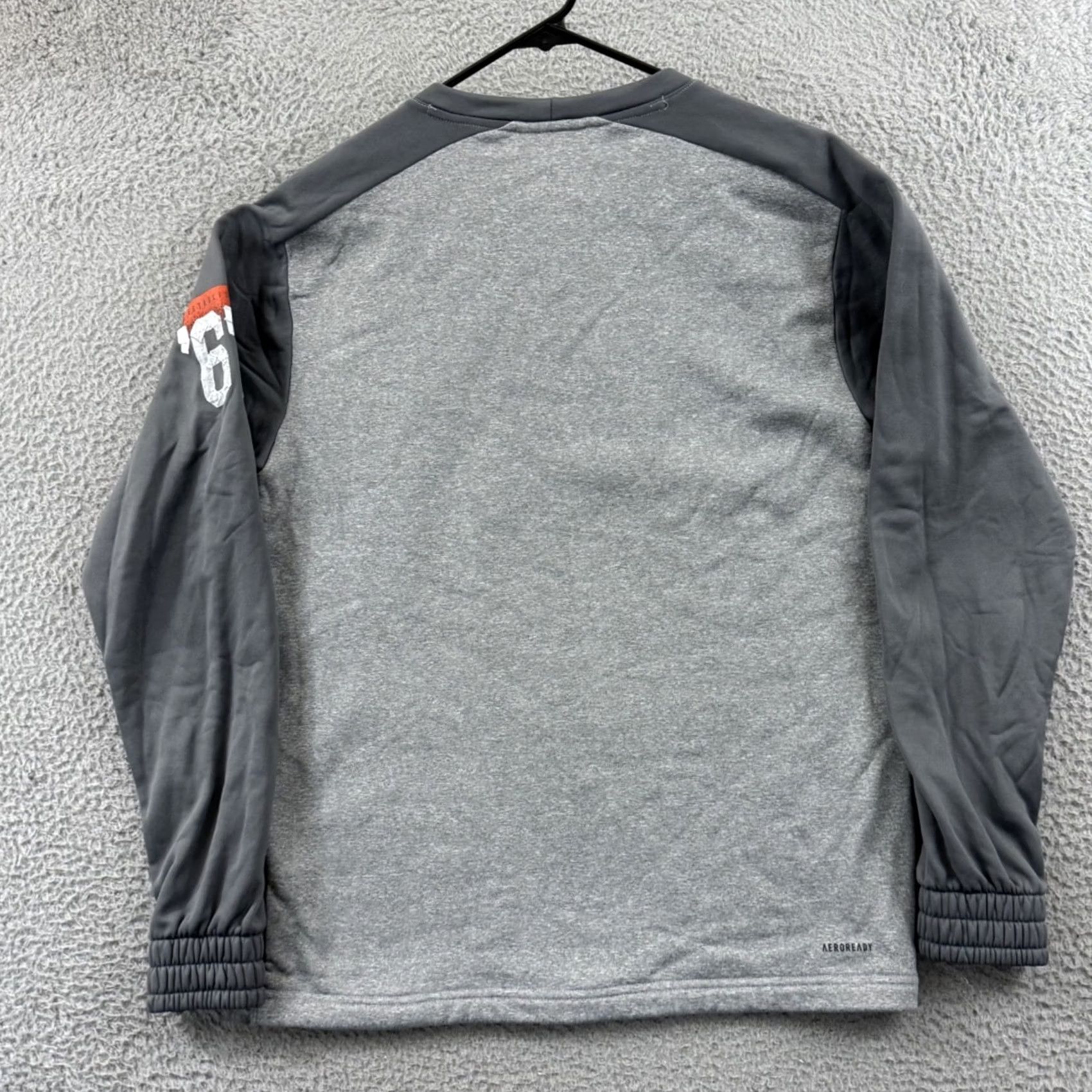 Adidas NHL Philadelphia Flyers Hockey Sweatshirt Mens Medium Gray Long Sleeve Loose NWT Size US M / EU 48-50 / 2 - 7 Thumbnail