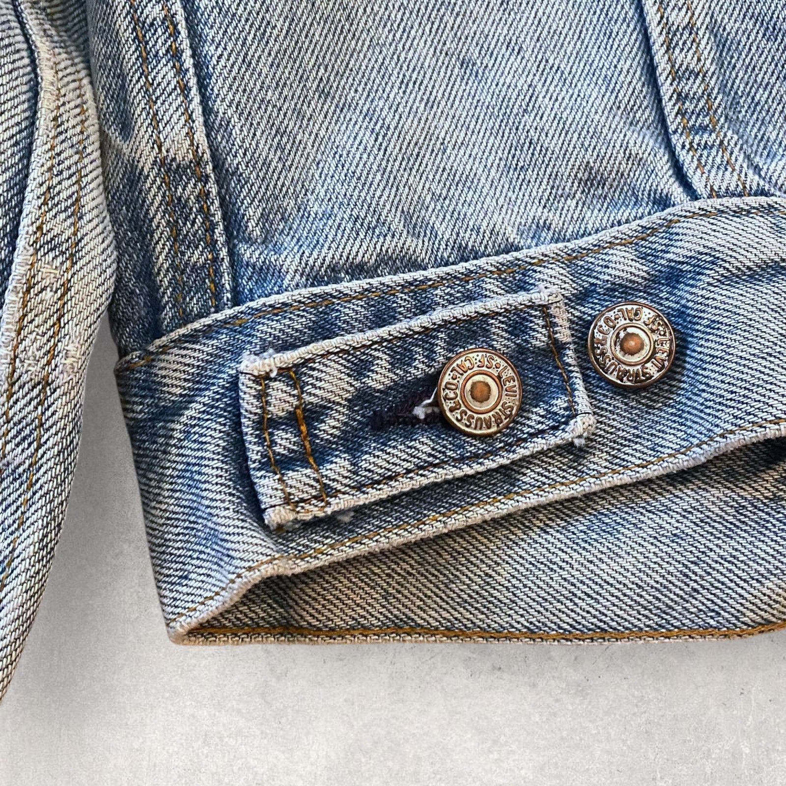Levi's Vintage Levi's Custom Embroidered RIP Denim Trucker Jacket Size US M / EU 48-50 / 2 - 10 Thumbnail