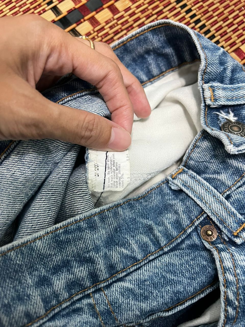 Levi's Vintage 80s Levis 517 Orange tab Flare Denim Jeans Size US 29 - 9 Thumbnail