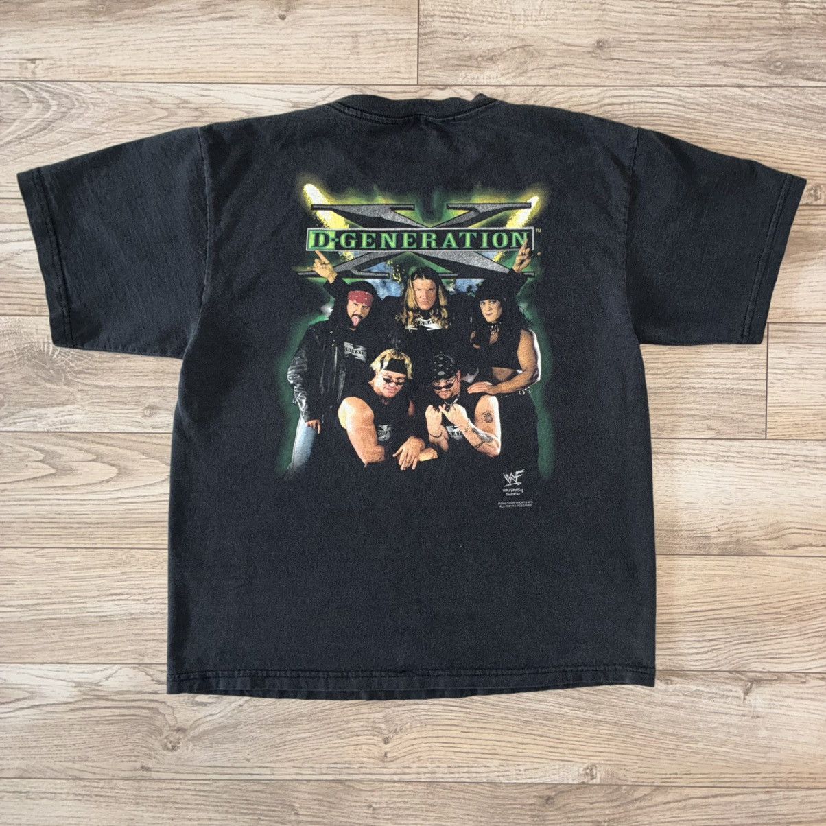 1998 WWF D Generation X black tee shirt
