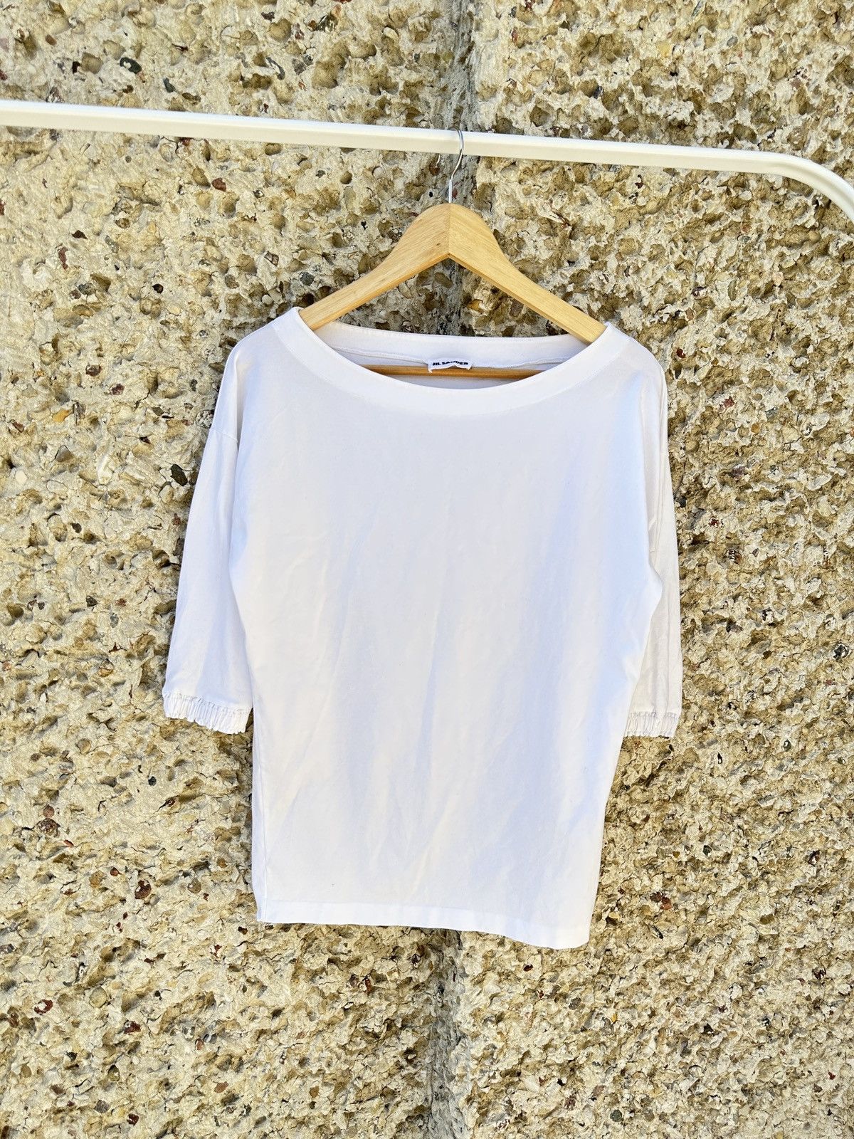 Jil Sander Jil sander 3/4 top tee blouse Size L / US 10 / IT 46 - 1 Thumbnail