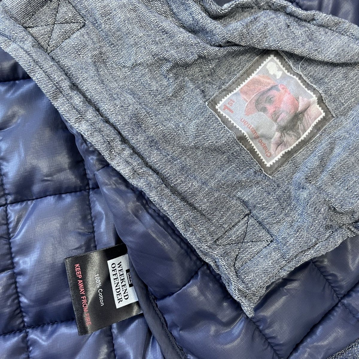 Weekend Offender Weekend Offender Quilted Overshirt Jacket Chapo Guzman Size US S / EU 44-46 / 1 - 13 Thumbnail