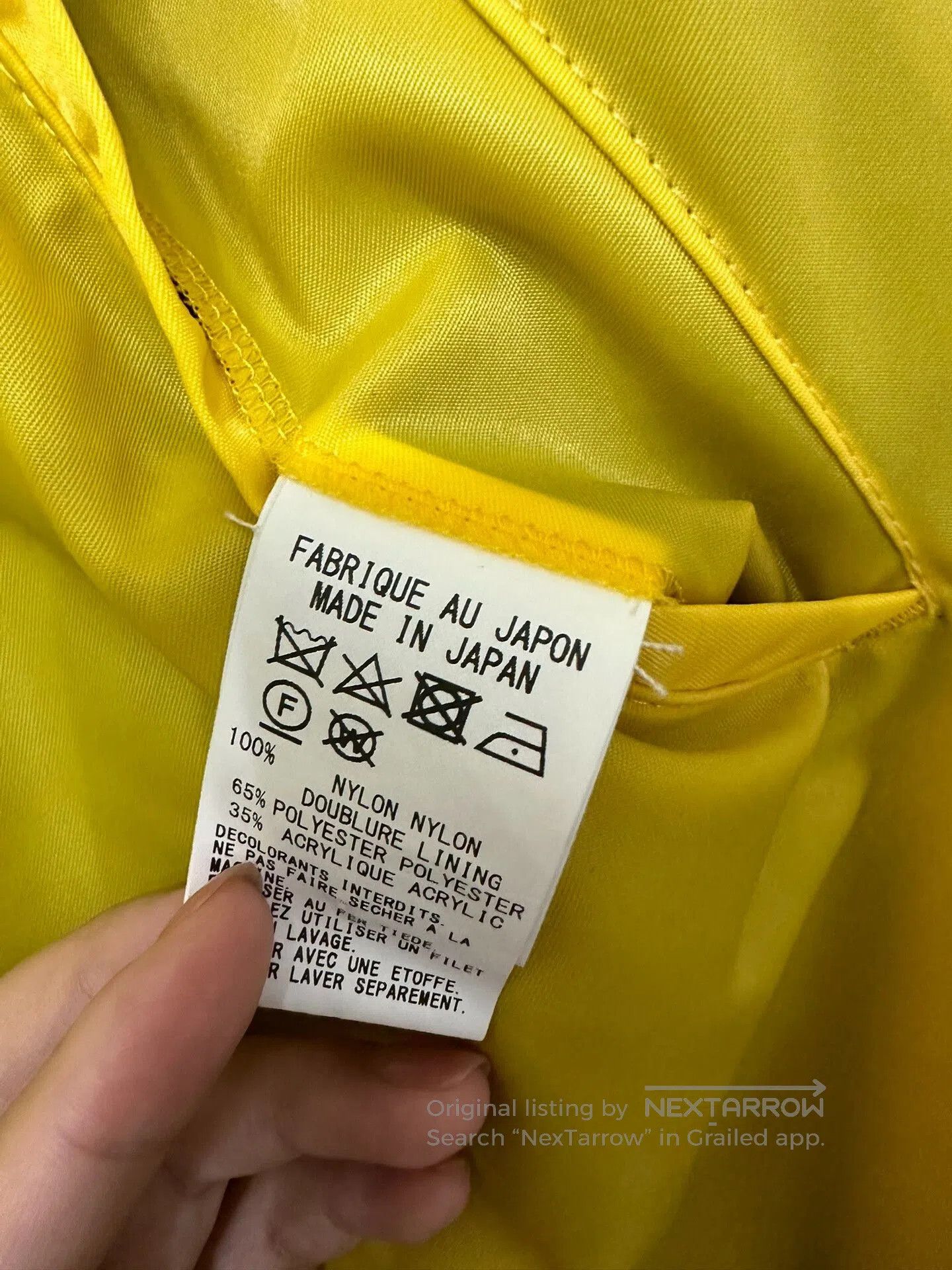 Y's Y's Yellow Reversible Coat by Yohji Yamamoto. Size M / US 6-8 / IT 42-44 - 4 Thumbnail