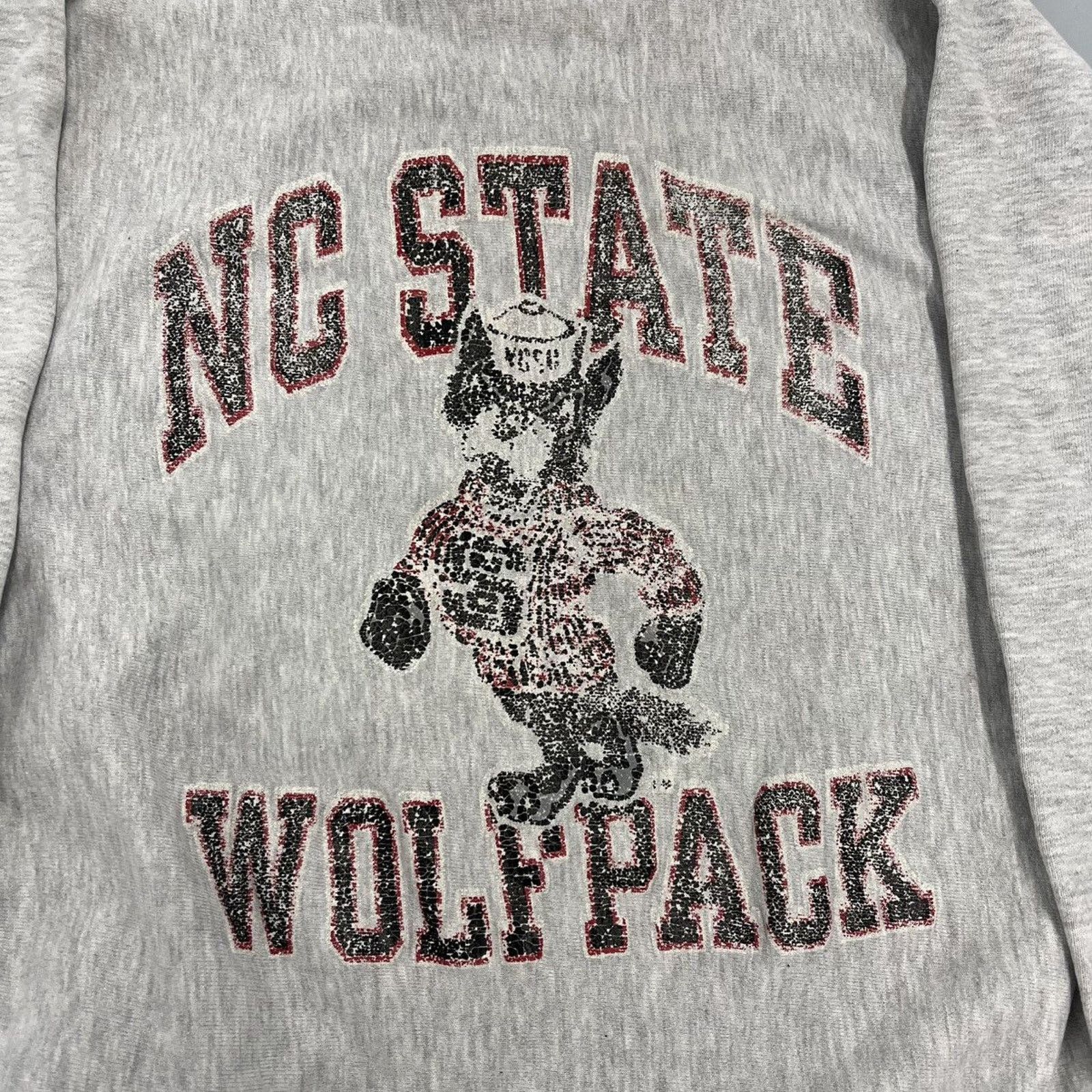 Other Vintage 80s NC State Grey Champion Reverse Weave Warmup Size US XXL / EU 58 / 5 - 2 Thumbnail