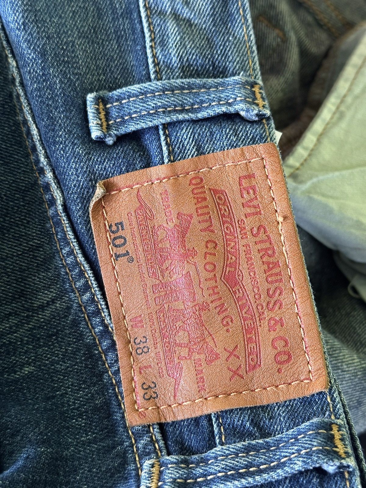 Levi's 💥Levis 501💥 Art Original Design Levis Five O one 💥 Size US 38 / EU 54 - 15 Thumbnail