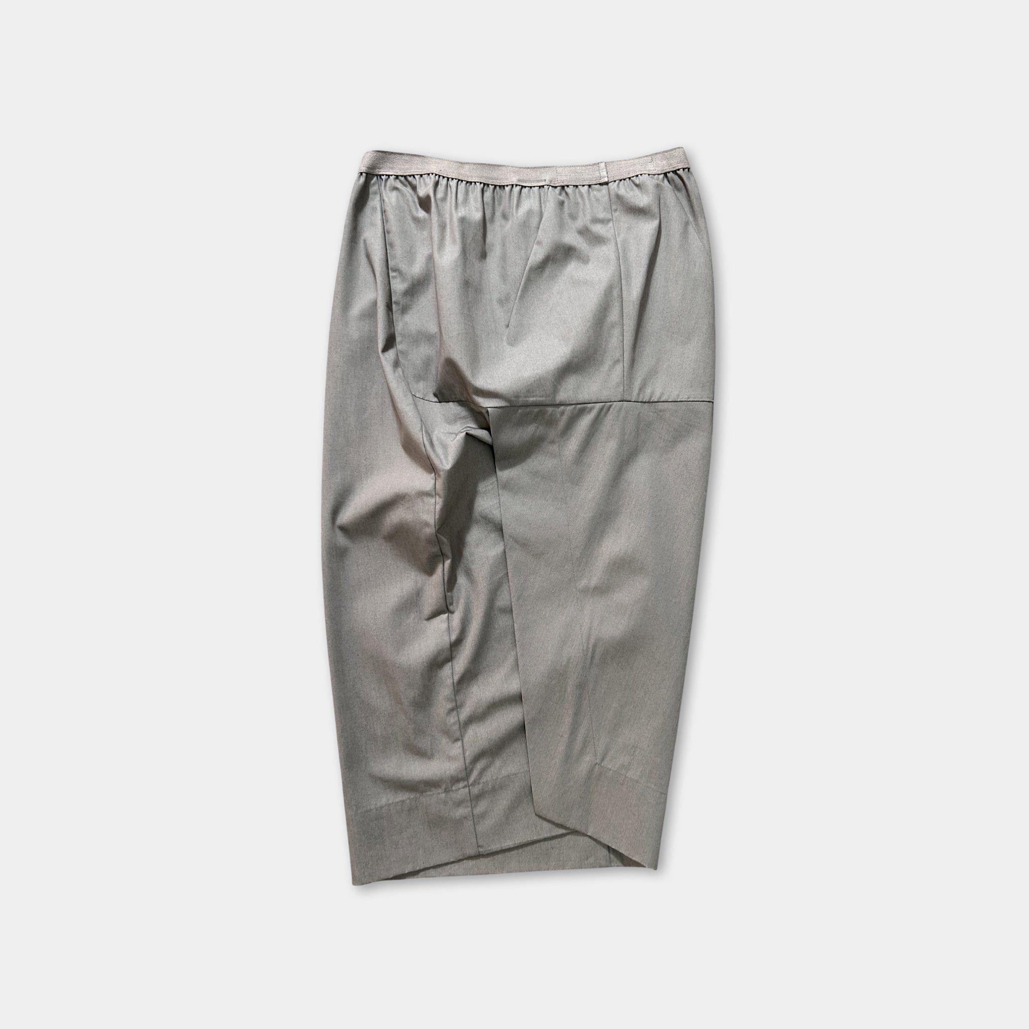 Rick Owens Rick Owens Gray Midi Skirt With Ruffled Waistband Size 25" / US 0 / IT 36 - 3 Thumbnail