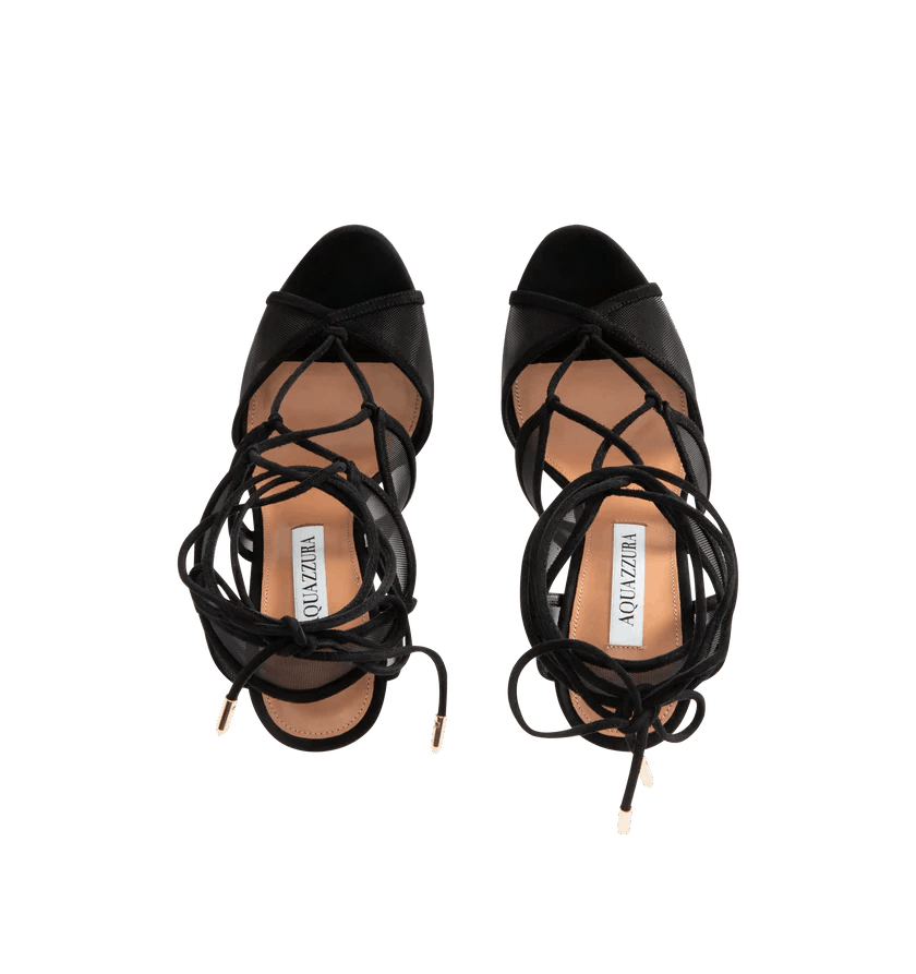 Aquazzura o1h1sh10526 Fatal Attraction Sandal in Black Size US 6.5 / IT 36.5 - 4 Thumbnail
