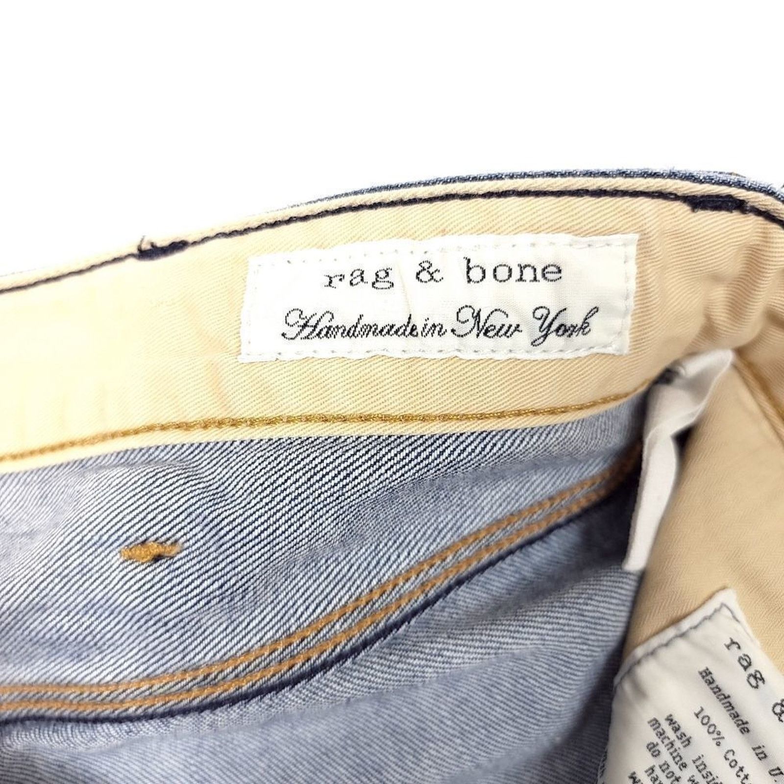 Rag & Bone Rag & Bone Button Fly Jeans Mens 32x28 Handmade USA Size US 32 / EU 48 - 3 Thumbnail