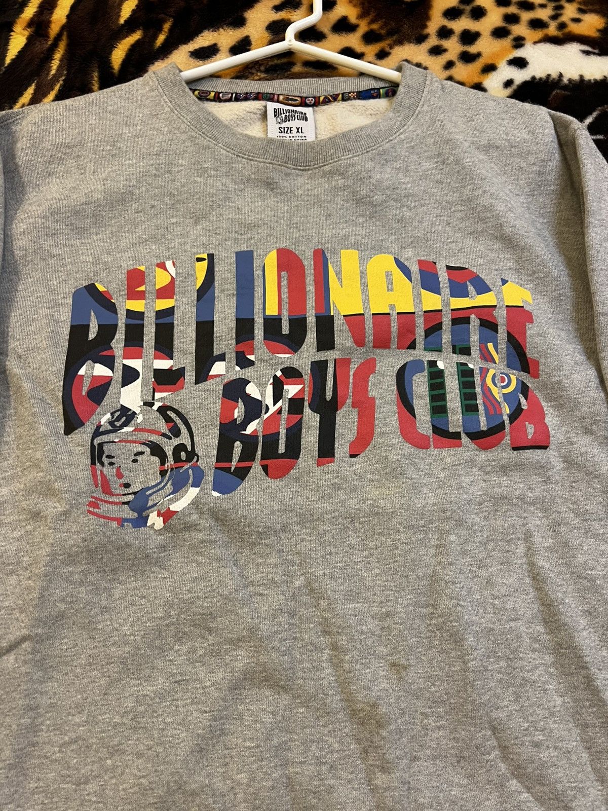 Billionaire Boys Club × Vintage Billionaire Boys Club International Arch Crew Sweatshirt Size US XL / EU 56 / 4 - 2 Thumbnail