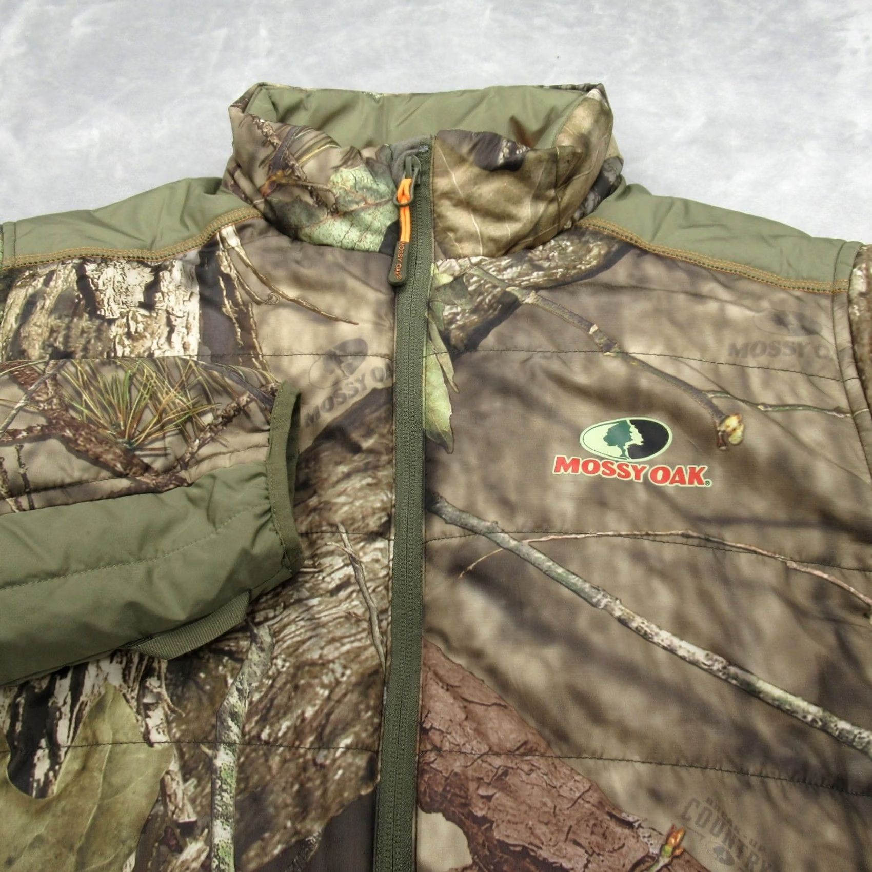 Vintage Mossy Oak Jacket Mens Medium Green Camo Insulated Lightweight Puffer Hunting Size US M / EU 48-50 / 2 - 4 Thumbnail