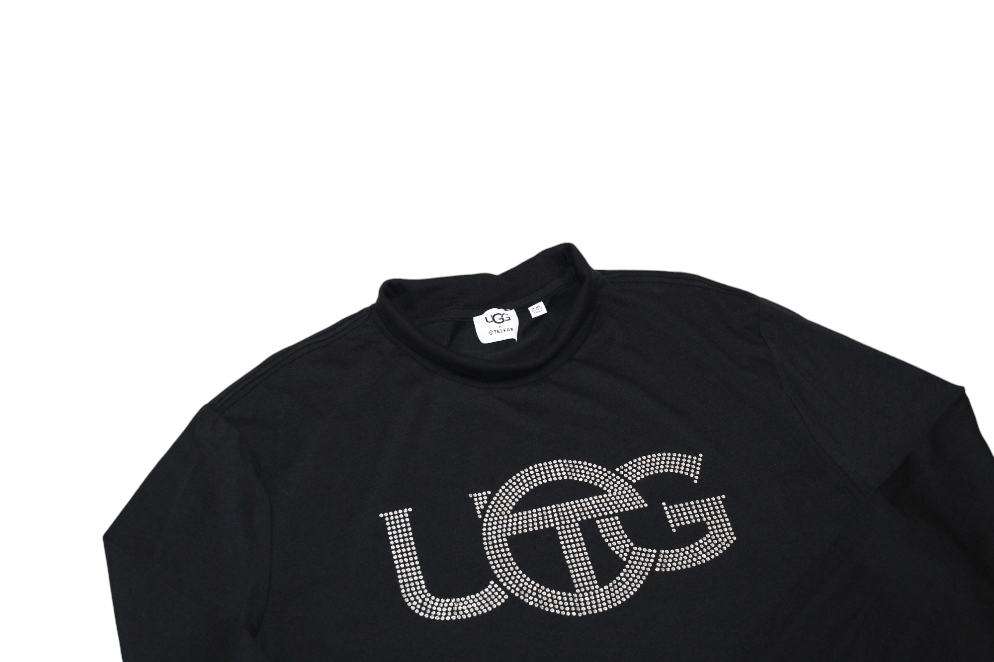 Telfar × Ugg UGG x Telfar Crystal Rhinestones Logo Trim Mockneck L/S Size US XXL / EU 58 / 5 - 2 Thumbnail